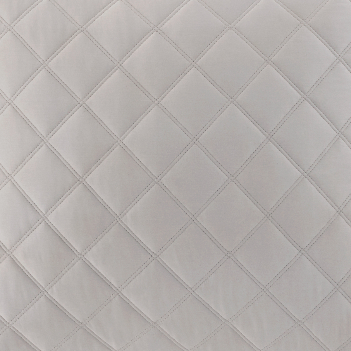 Swatch Sample of Grey Pine Cone Hill Quilted Silken Solid Coverlet and Shams