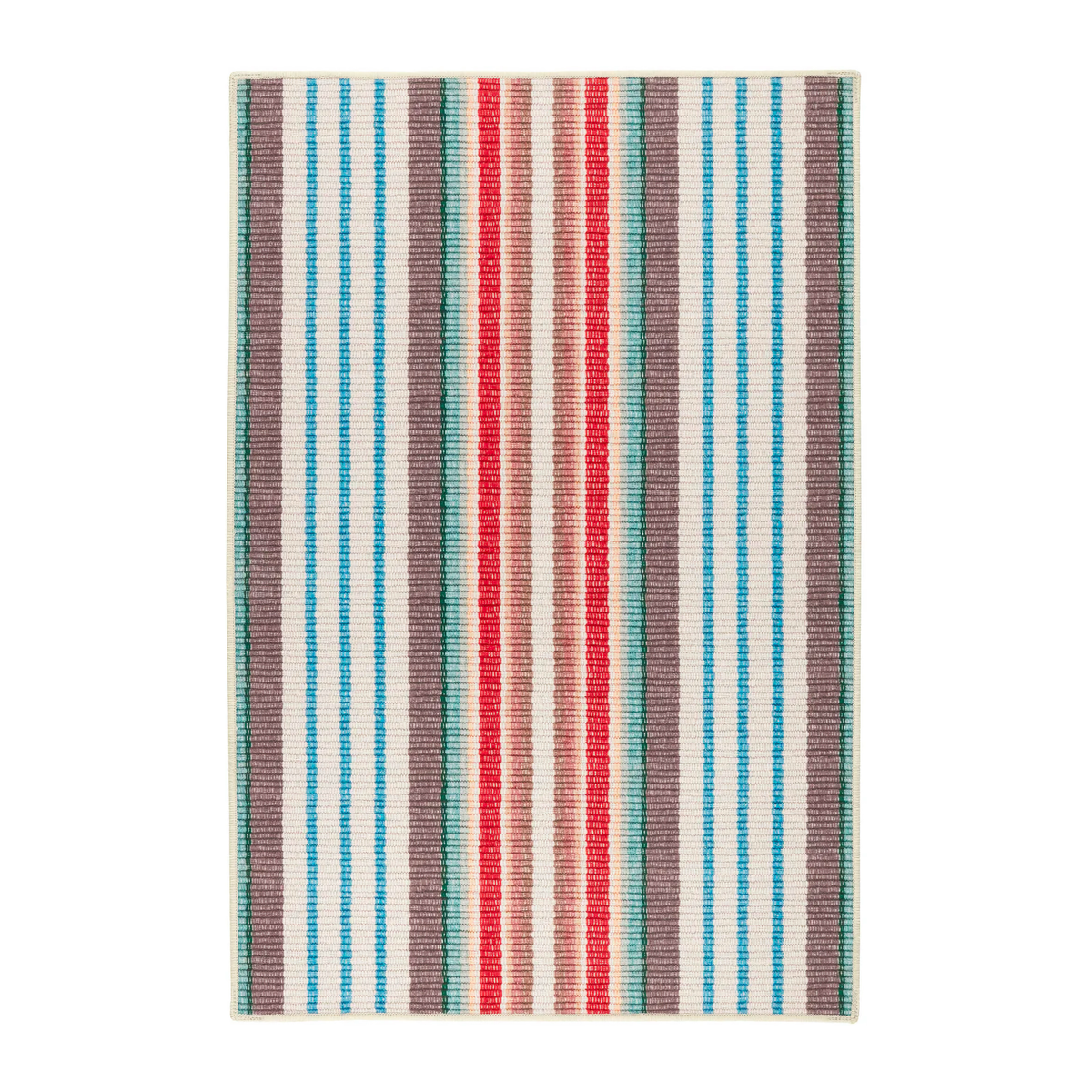 Pine Cone Hill Ranch Multi Stripe Machine Washable Rug