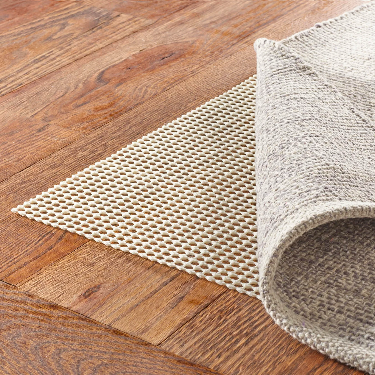 Pine Cone Hill Rug-Stop Rug Pad on Hard Floor 