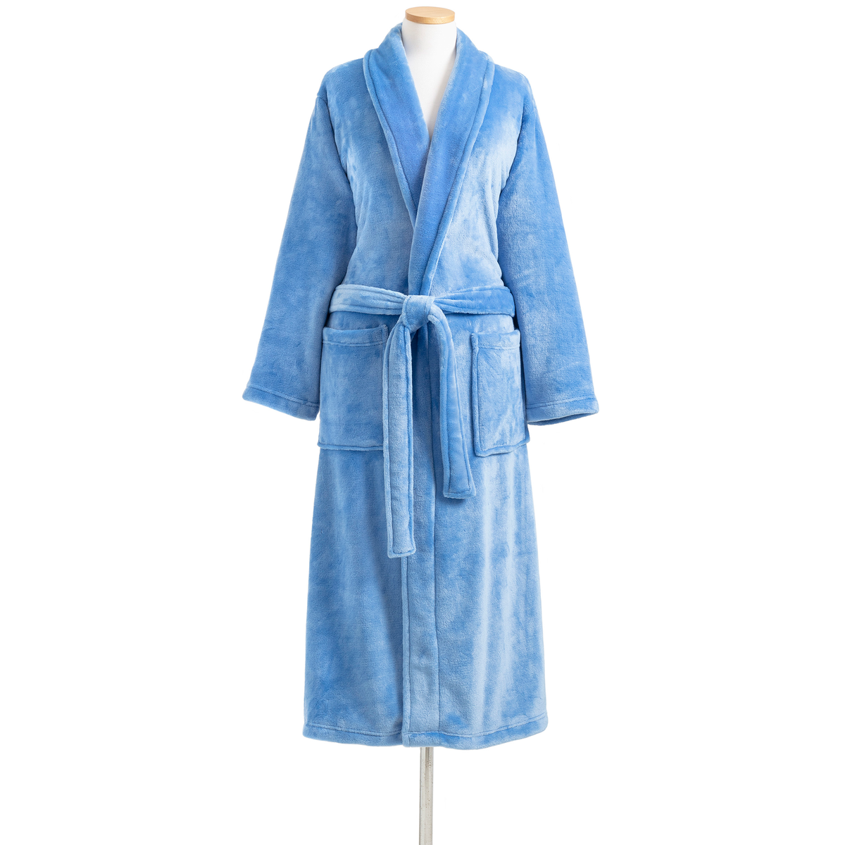 Whole Image of Pine Cone Hill Sheepy Fleece 2.0 Robe in French Blue Color