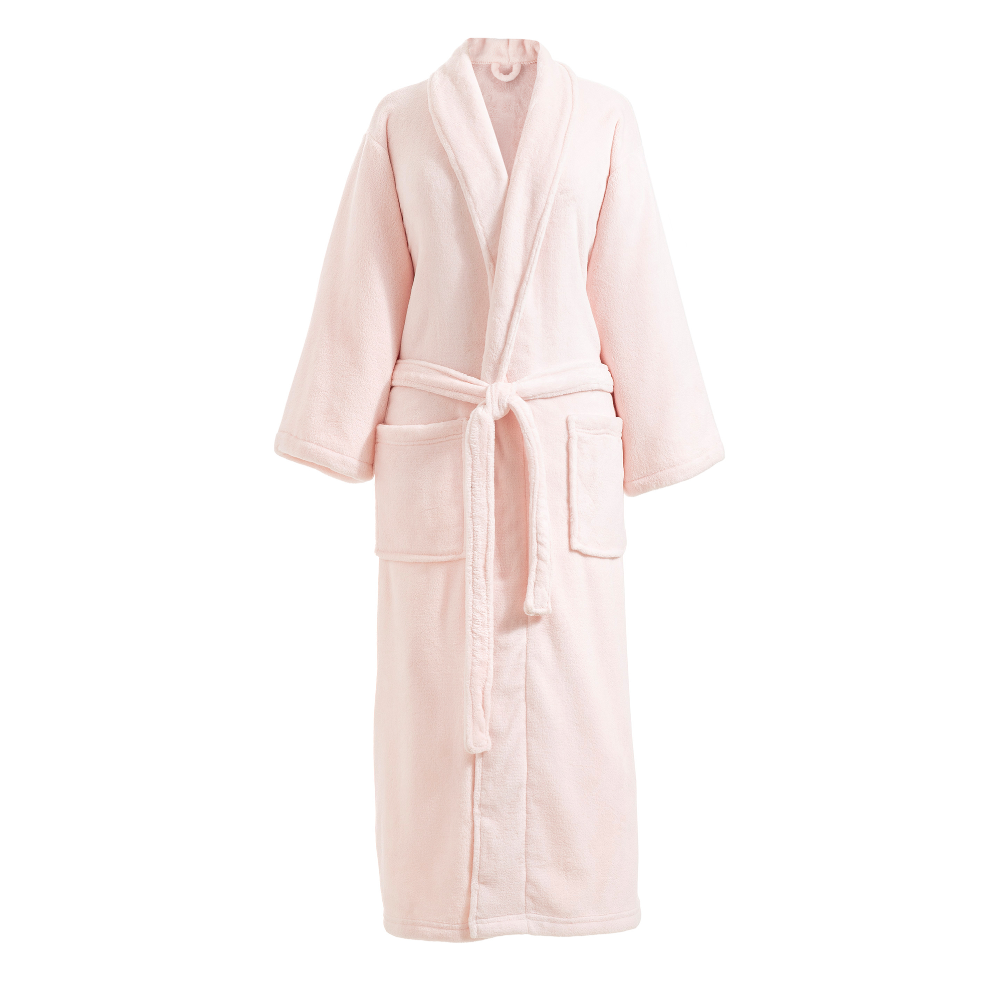 Whole Image of Pine Cone Hill Sheepy Fleece 2.0 Robe in Pale Rose Color