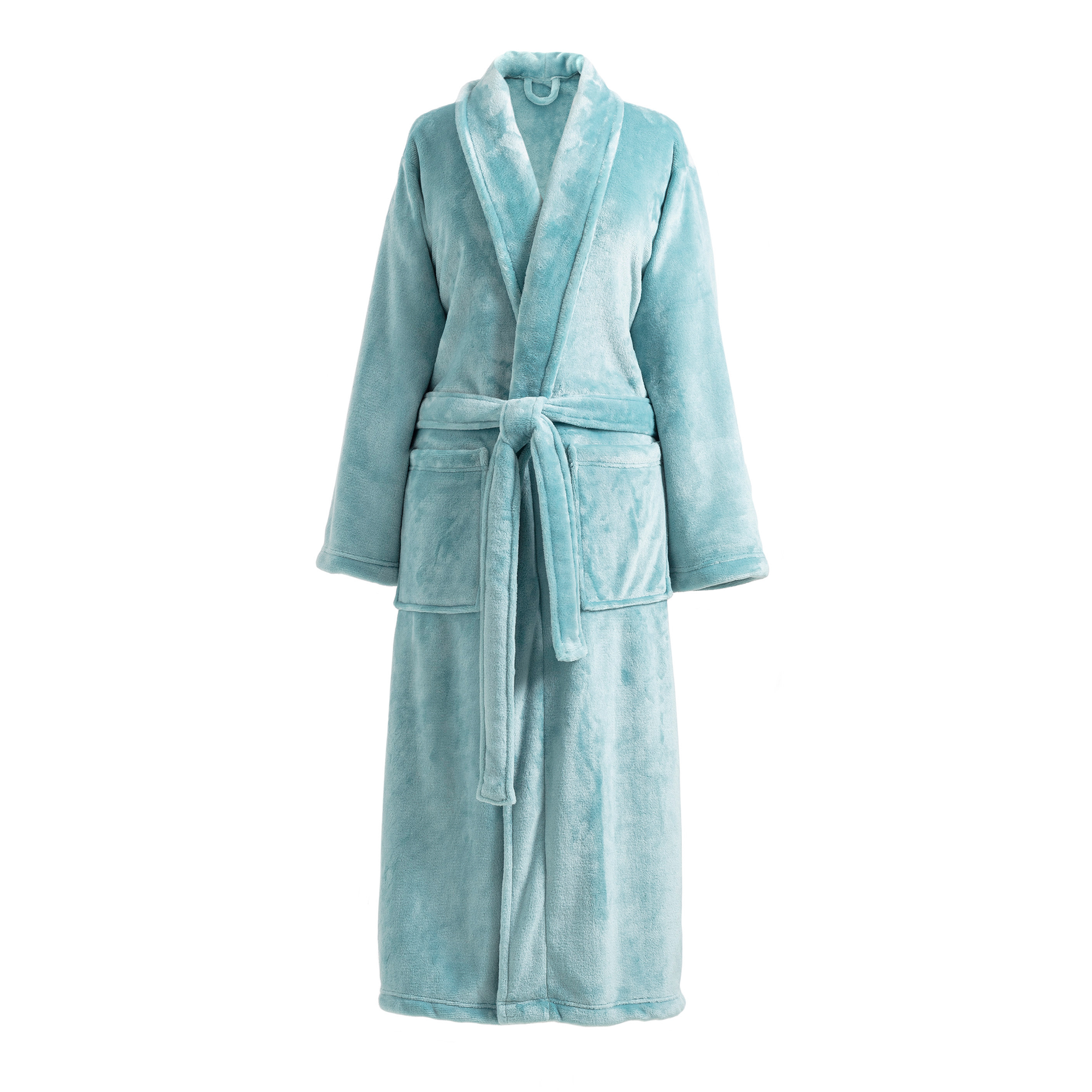 Whole Image of Pine Cone Hill Sheepy Fleece 2.0 Robe in Teal Color