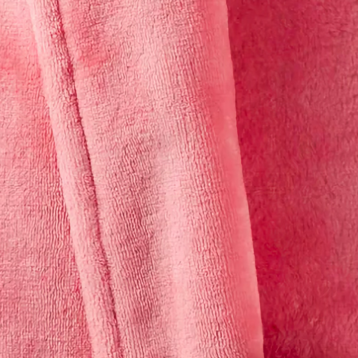 Fabric Closeup of Pine Cone Hill Sheepy Fleece 2.0 Robe in Coral