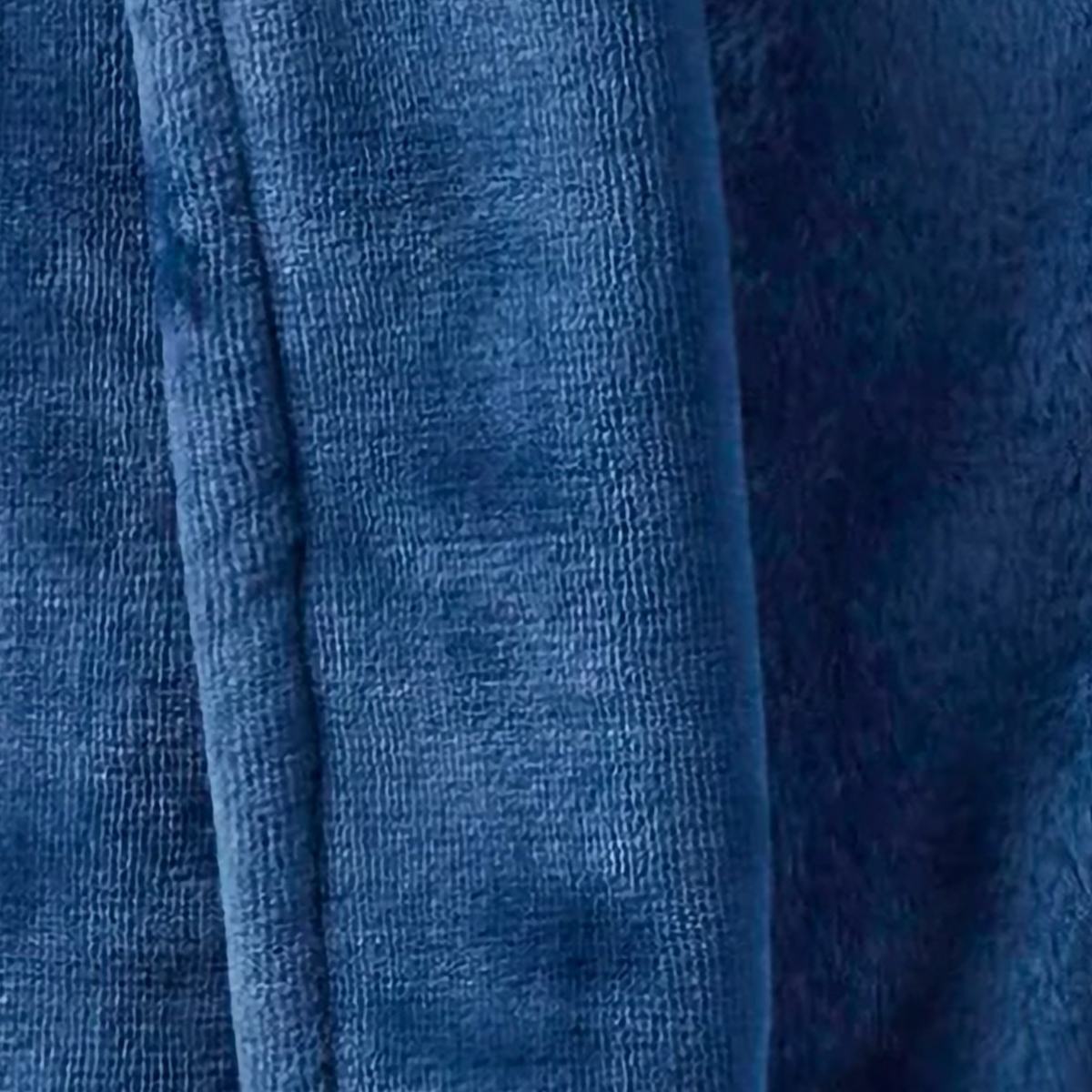 Fabric Closeup of Pine Cone Hill Sheepy Fleece 2.0 Robe in Navy