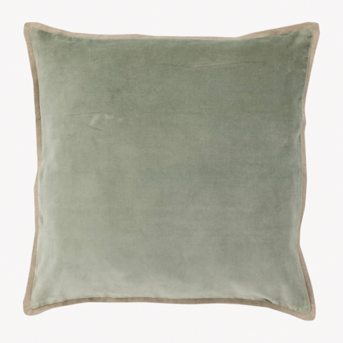 Pine Cone Hill Marie Flanagan Gehry Velvet/Linen Decorative Pillow Square in Desert Sage