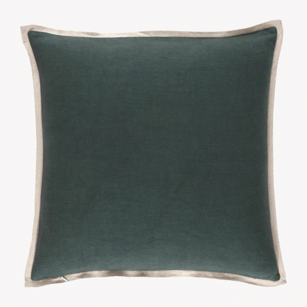 Pine Cone Hill Marie Flanagan Gehry Velvet/Linen Decorative Pillow Square in Everglade