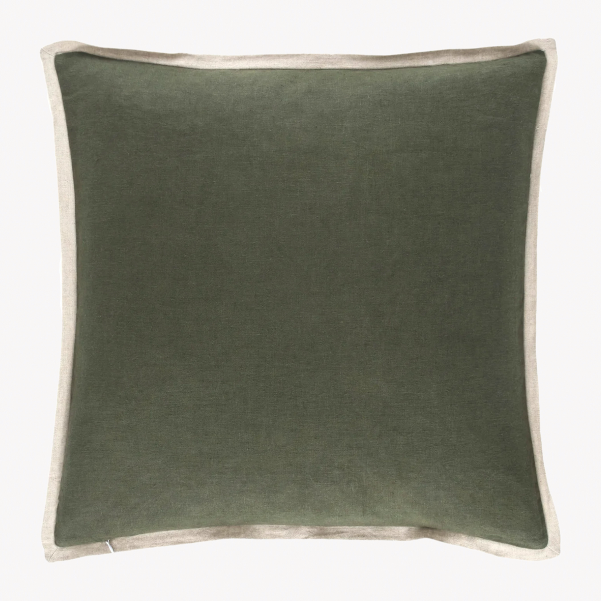 Pine Cone Hill Marie Flanagan Gehry Velvet/Linen Decorative Pillow Square in Sage