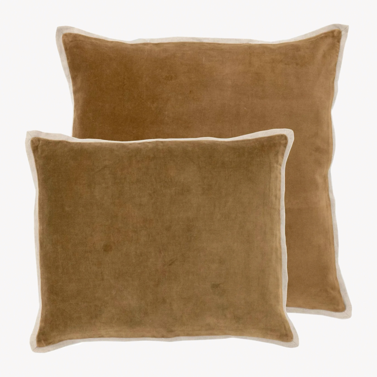 Pine Cone Hill Marie Flanagan Gehry Velvet/Linen Decorative Pillows in Sand