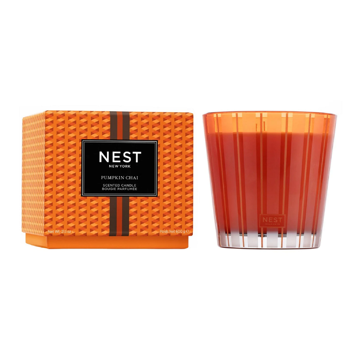 Product Image of Nest New York’s Pumpkin Chai 3 Wick Candle with Box