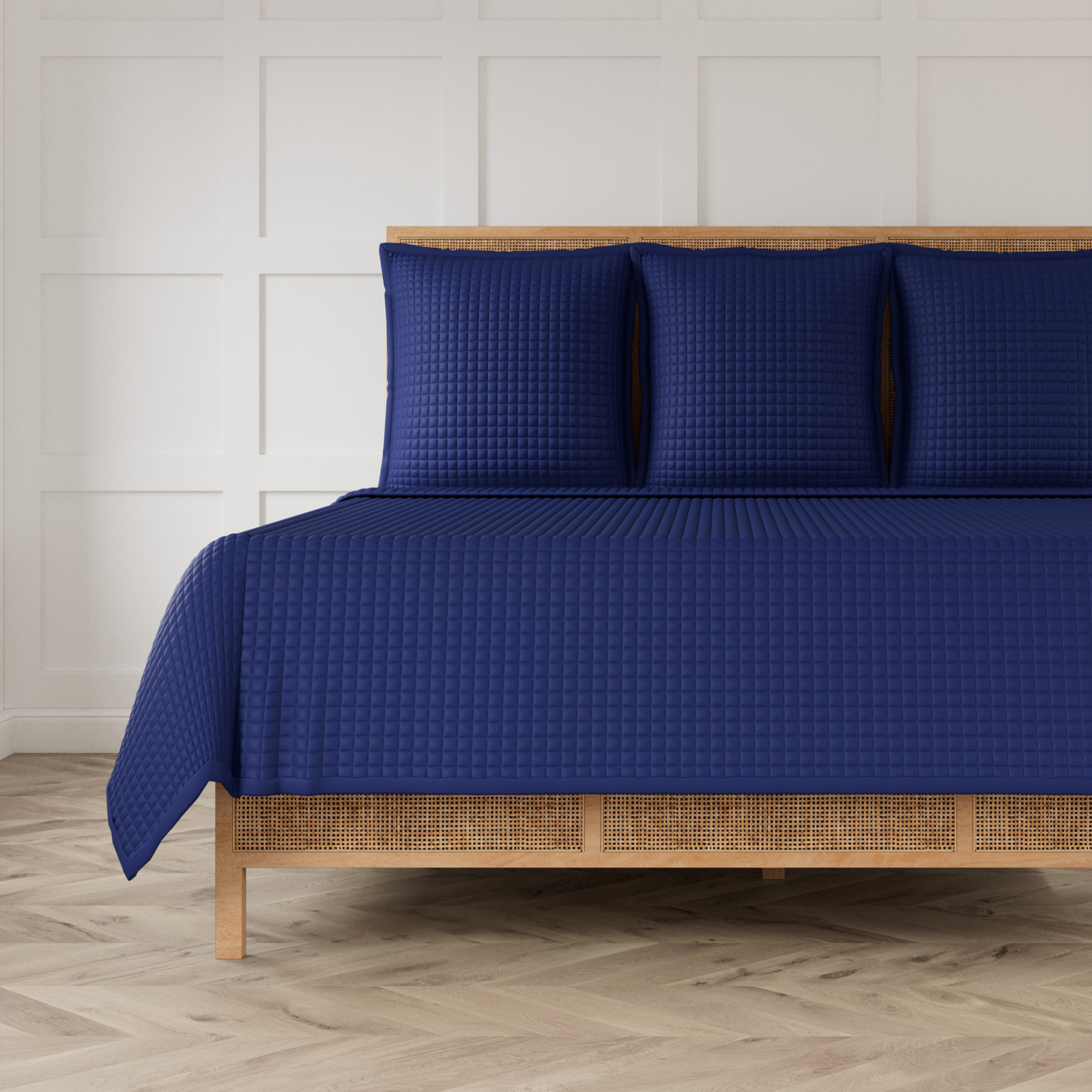 Ann Gish Ready-to-Bed 2.0 Quilted Coverlets and Shams in Navy Color