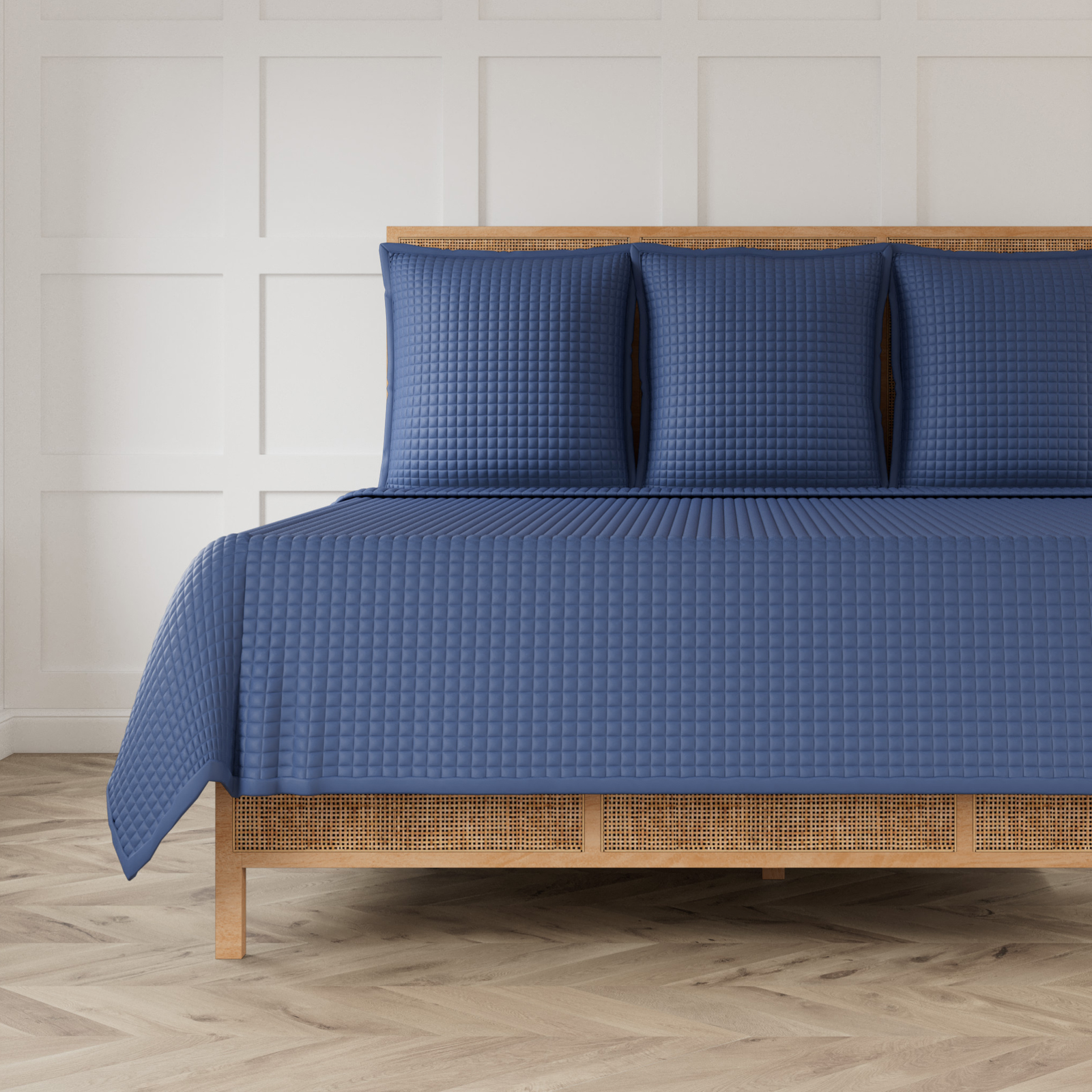 Ann Gish Ready-to-Bed 2.0 Quilted Coverlets and Shams in Periwinkle Color