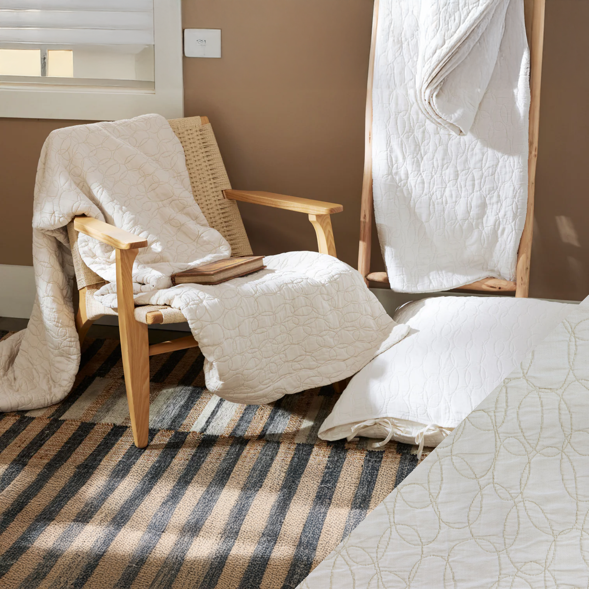 SDH Asti Bedding with Fawn Swatch