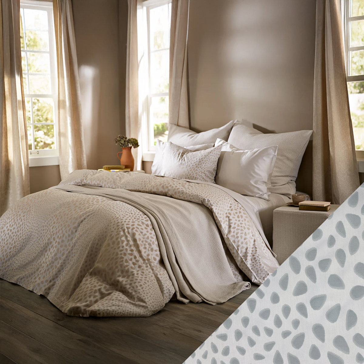 Complete SDH Bali Bedding with Argento Swatch