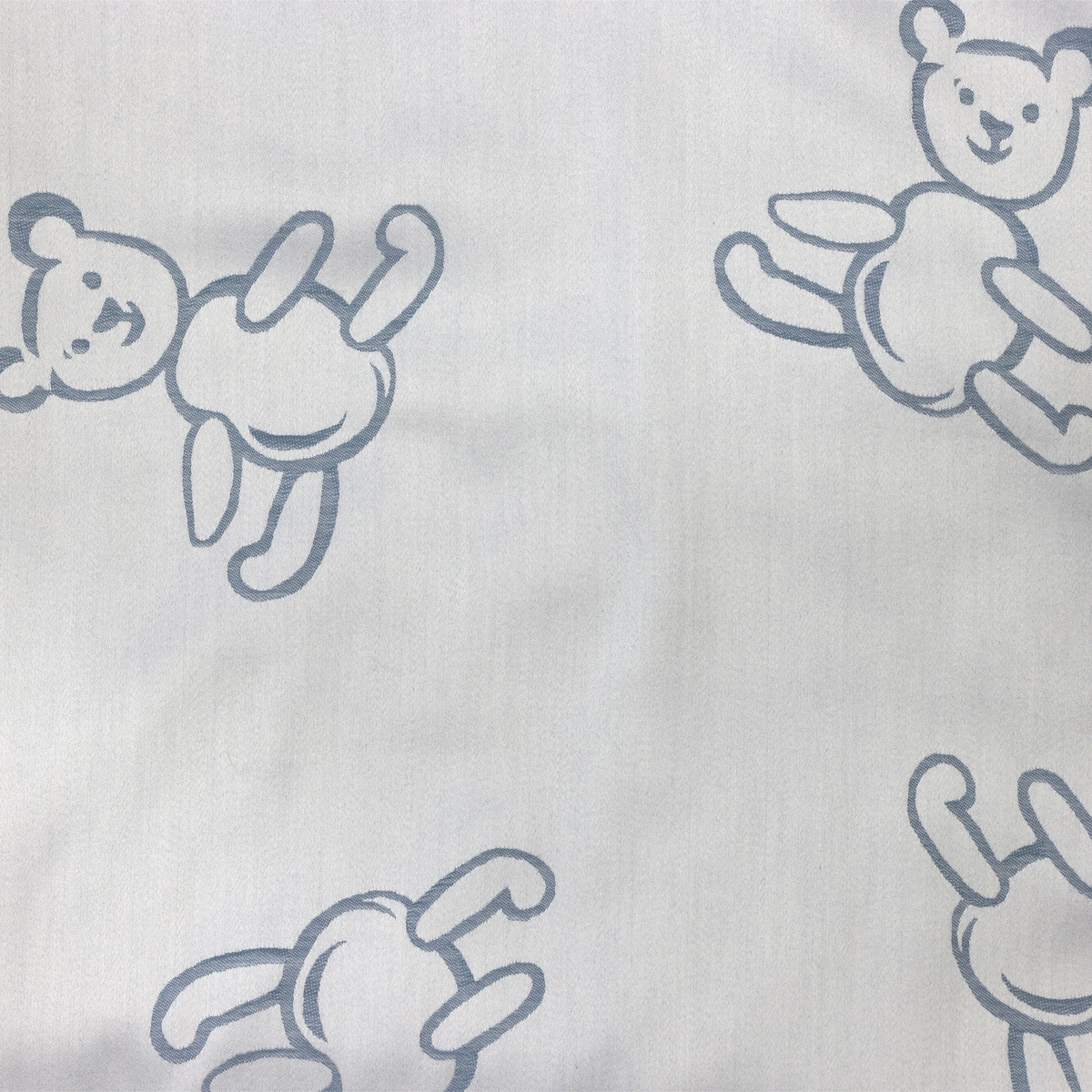 Swatch of SDH Bear Baby Bedding in Blue