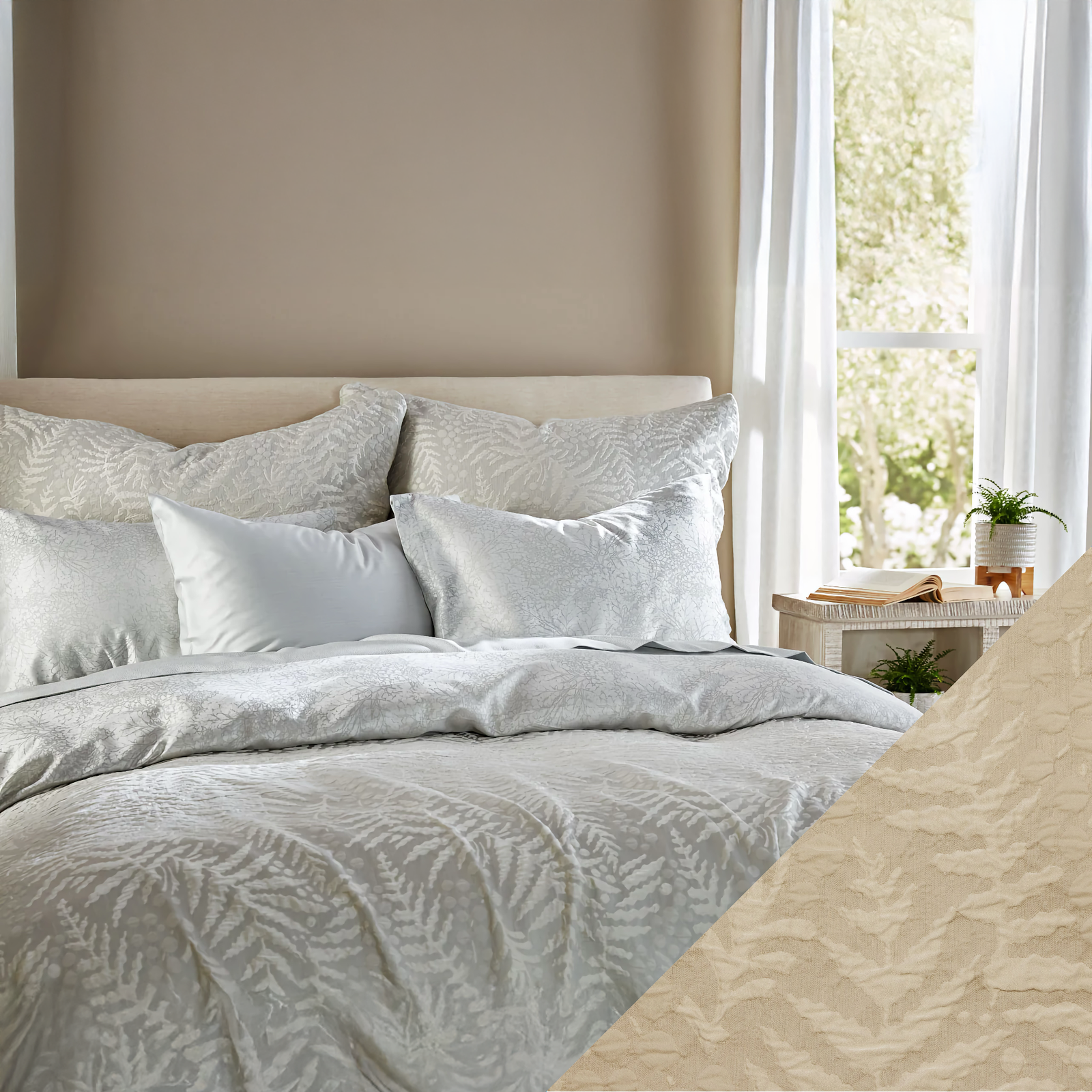SDH Filice Bedding with Latte Swatch