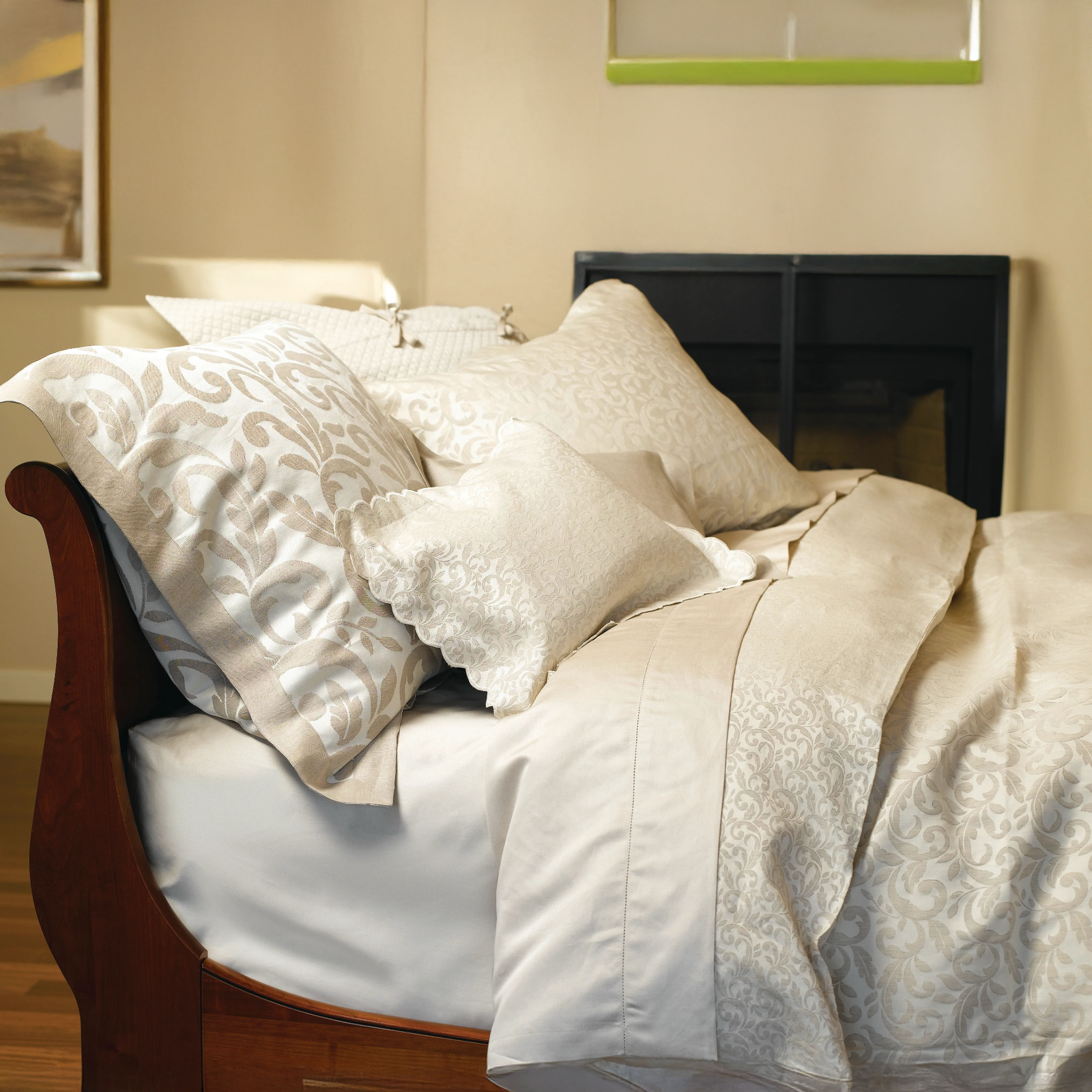 SDH Grande Jasmine by the Purists Bedding with coordinate bedding