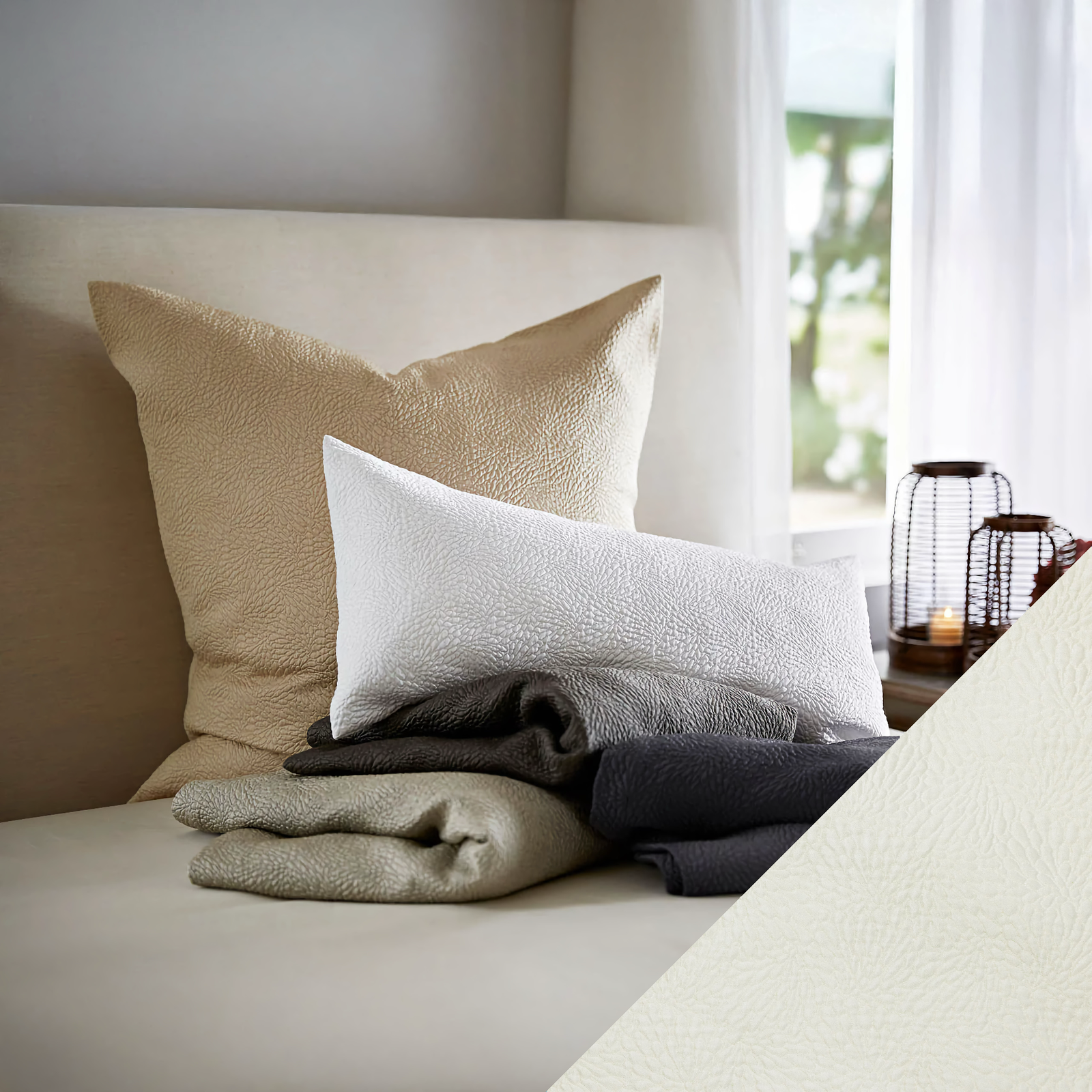 SDH Jazz Bedding Assorted Colors with Fraiche Swatch