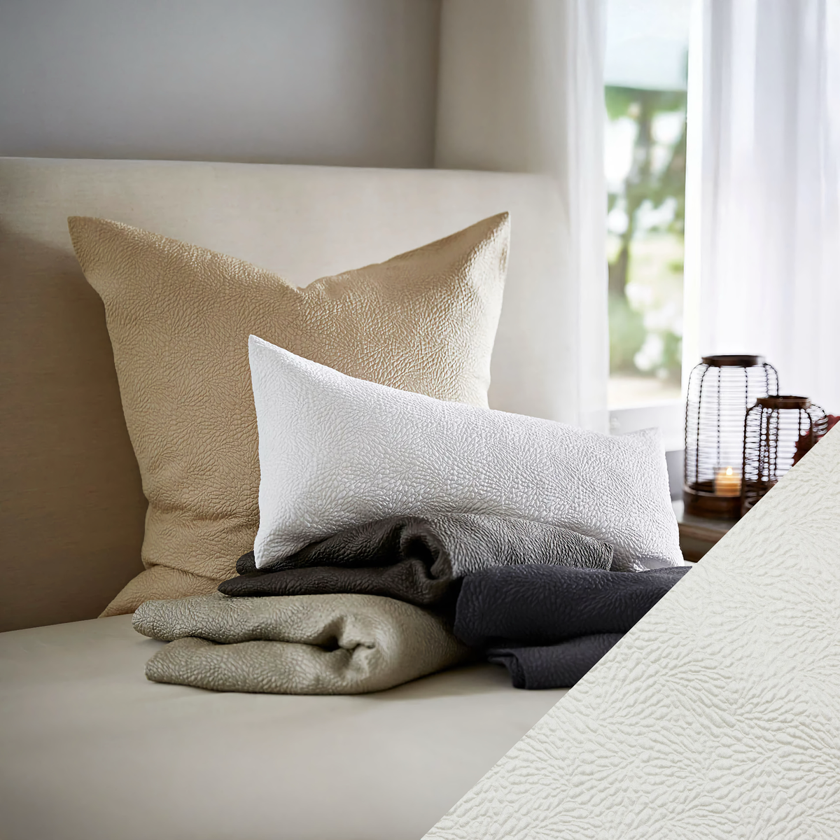 SDH Jazz Bedding Assorted Colors with Snow Swatch