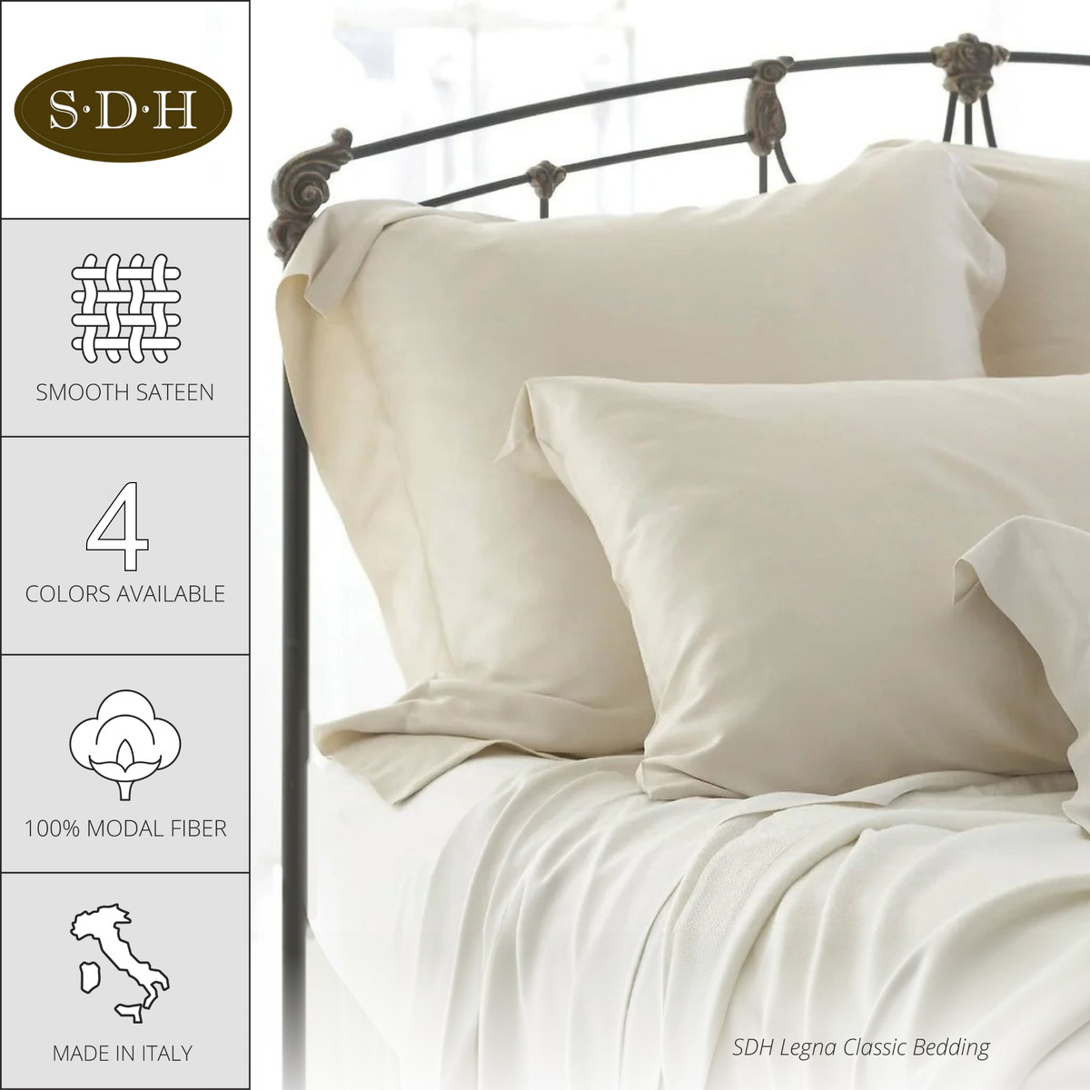 Infographic of SDH Legna Classic Baby Bedding
