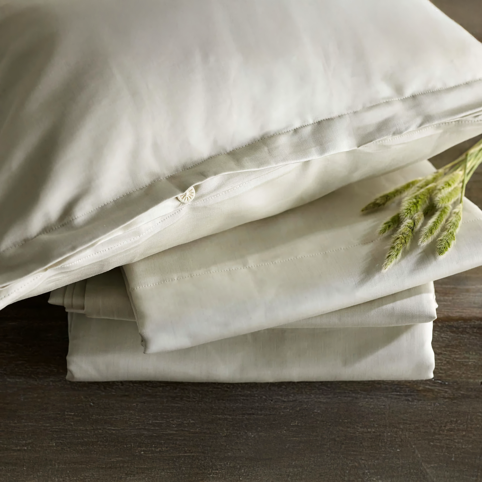 Stack of SDH Linen Plus by the Purists Bedding