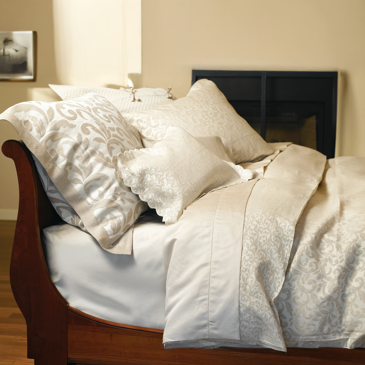 SDH Petite Jasmine by the Purists Bedding in Natural Collection