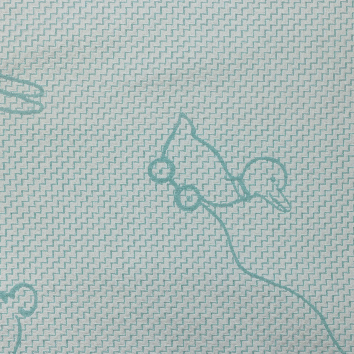 Front Fabric Closeup of SDH Wheels Baby Blanky in Aruba