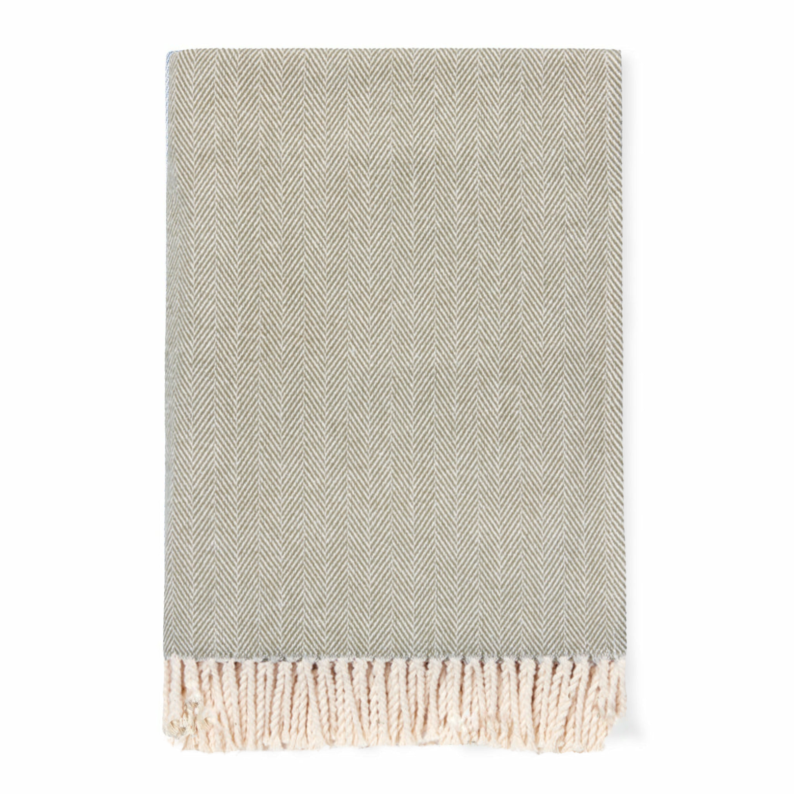 Sferra Celine Throw Blanket Moss Fine Linens