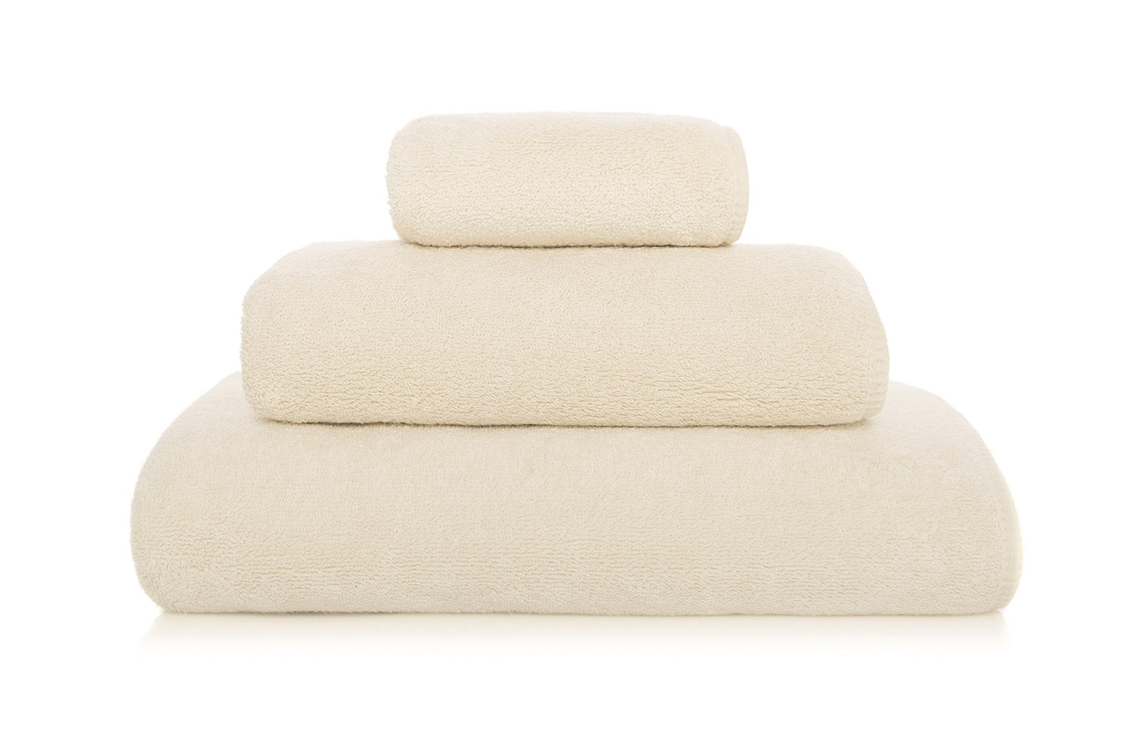 WAREHOUSE OVERSTOCK Graccioza Spa Sponge Bath Towels - Natural