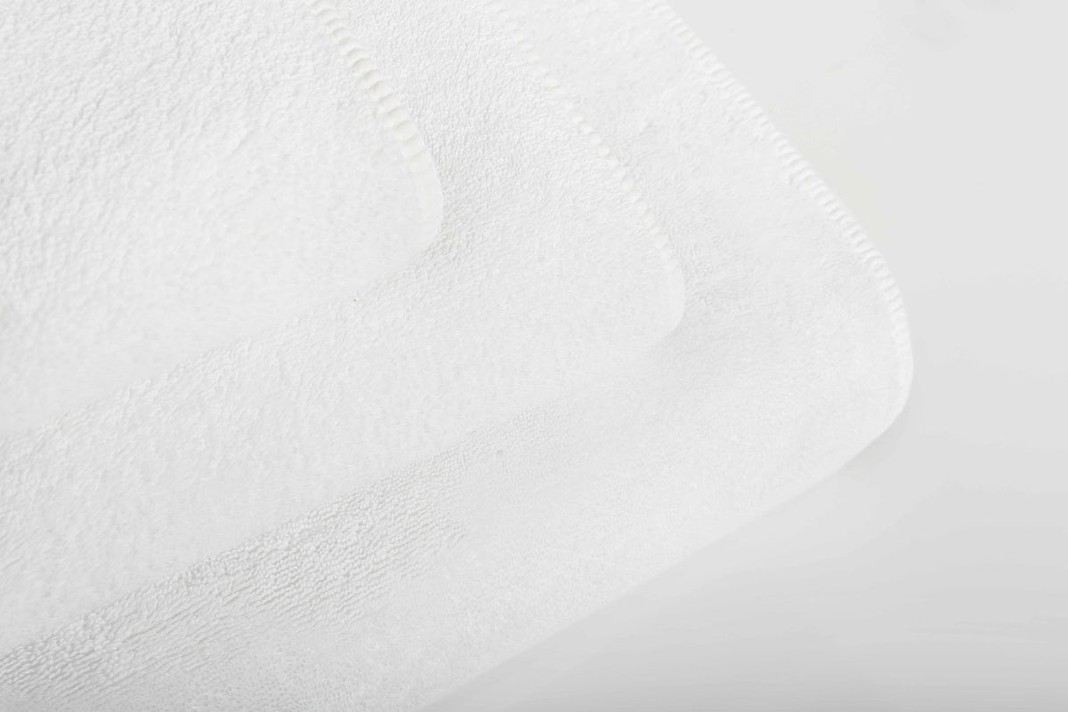 Graccioza Spa Sponge Bath Towels - White