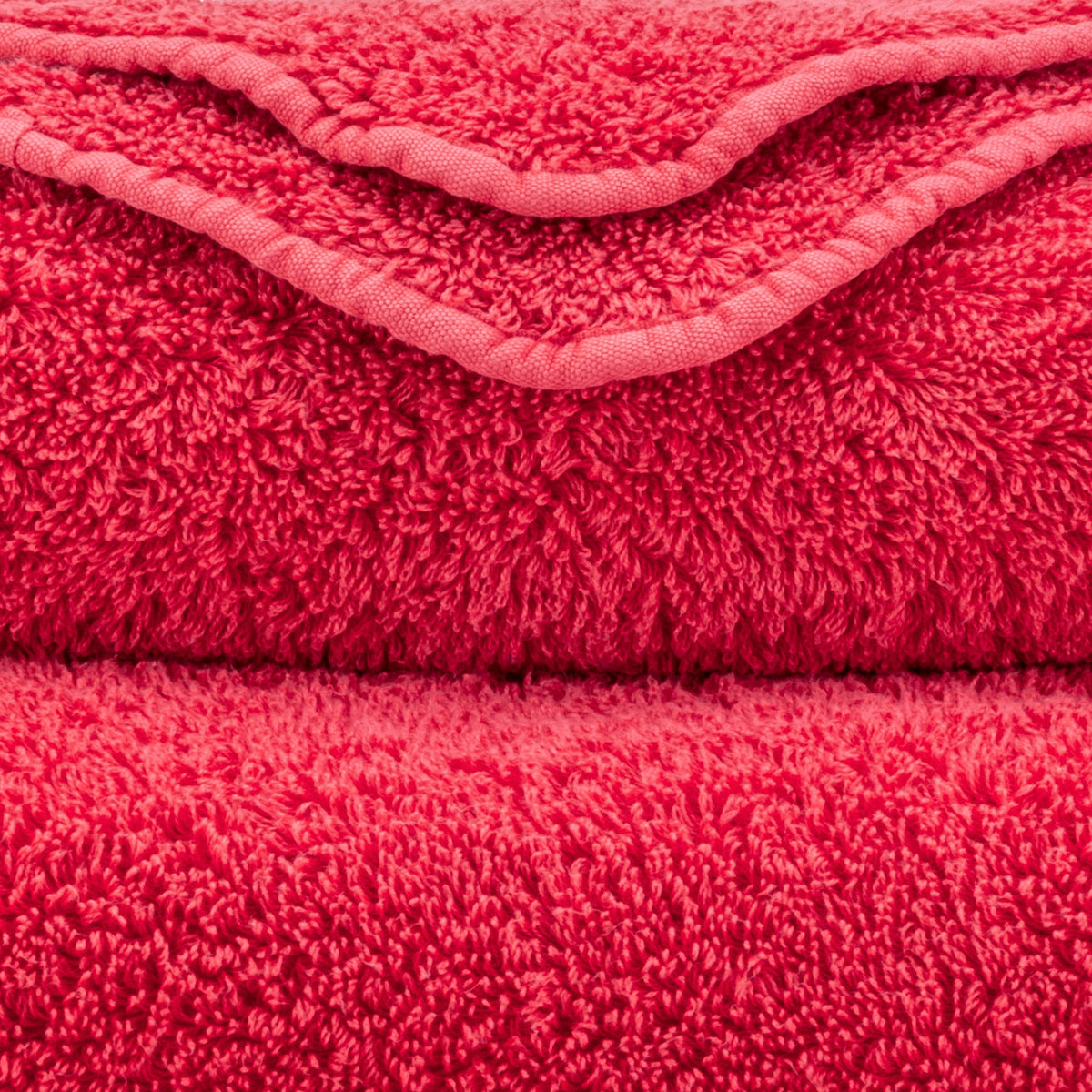 Abyss Super Pile Bath Towels and Mats - Viva Magenta (579)