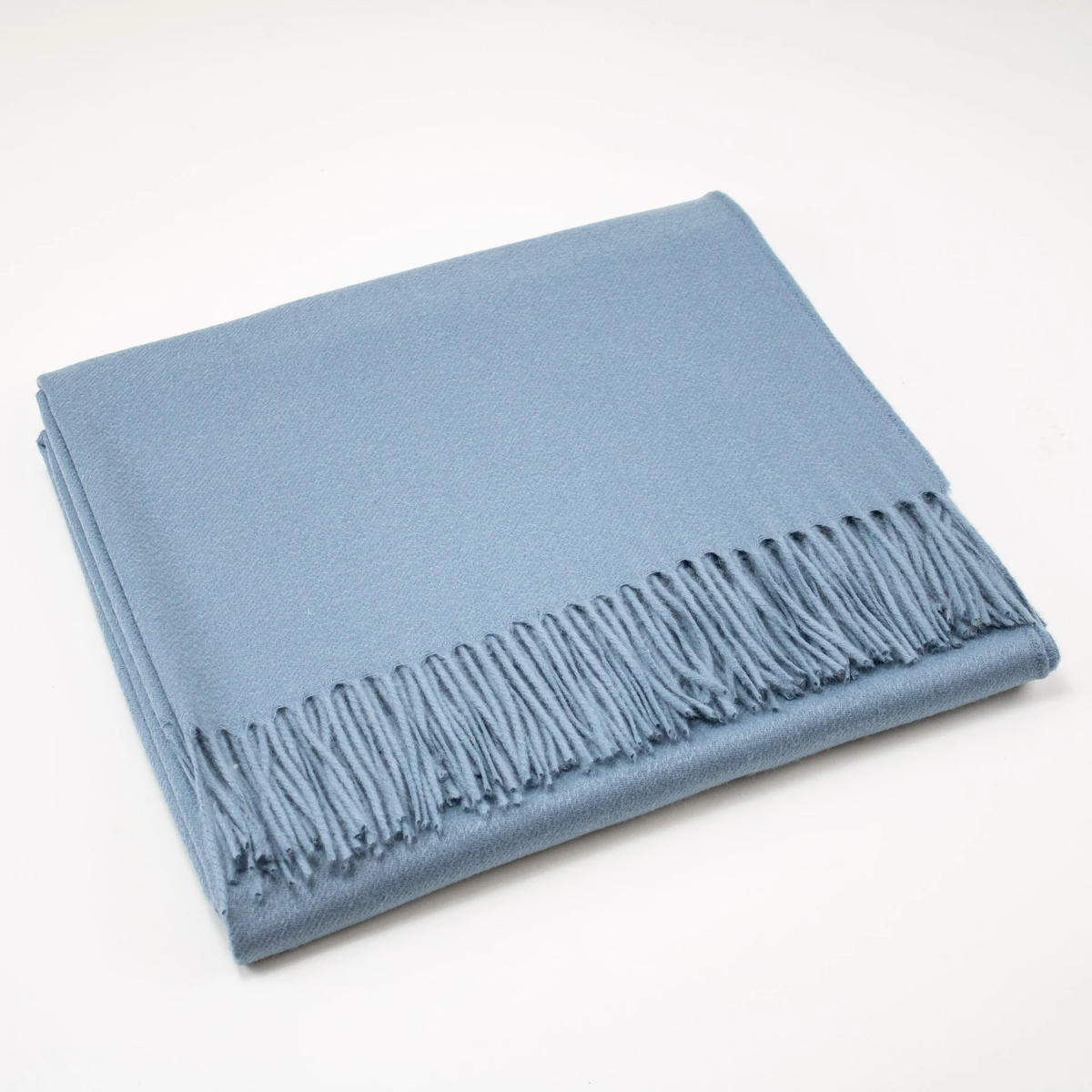 Scandia Home Fringe Throw in Aegean Color