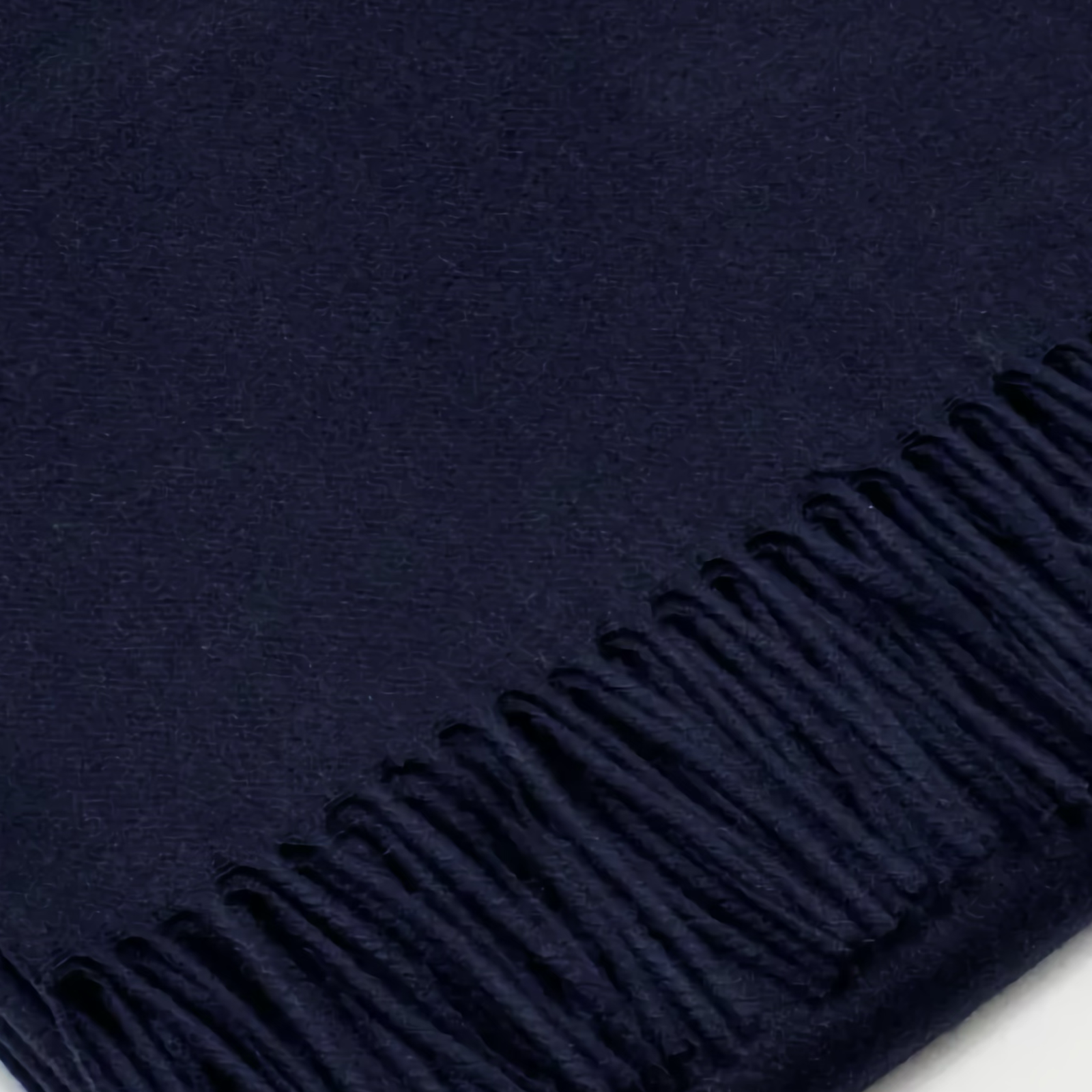 Scandia Home Fringe Throw in Navy Color