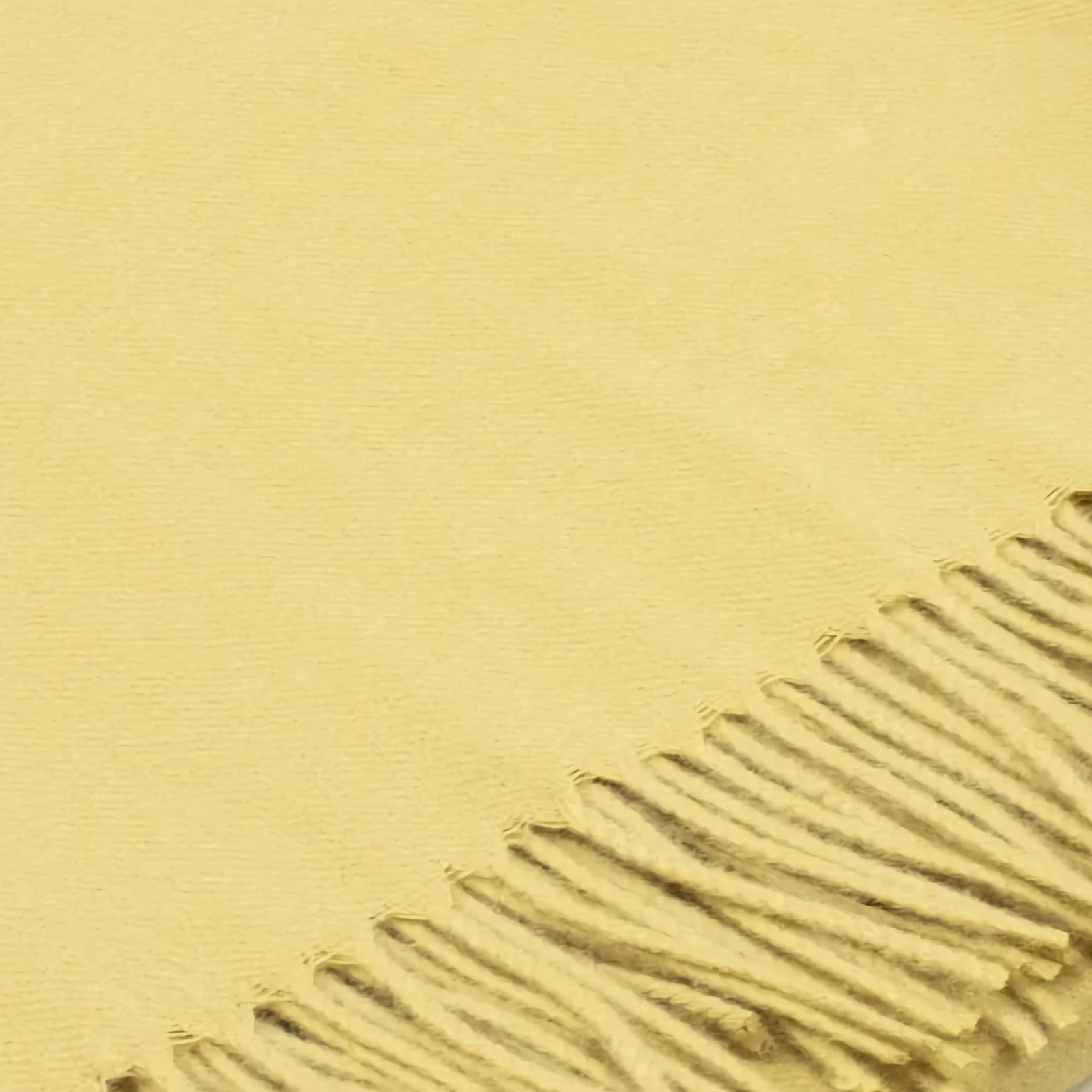 Scandia Home Fringe Throw in Ochre Color