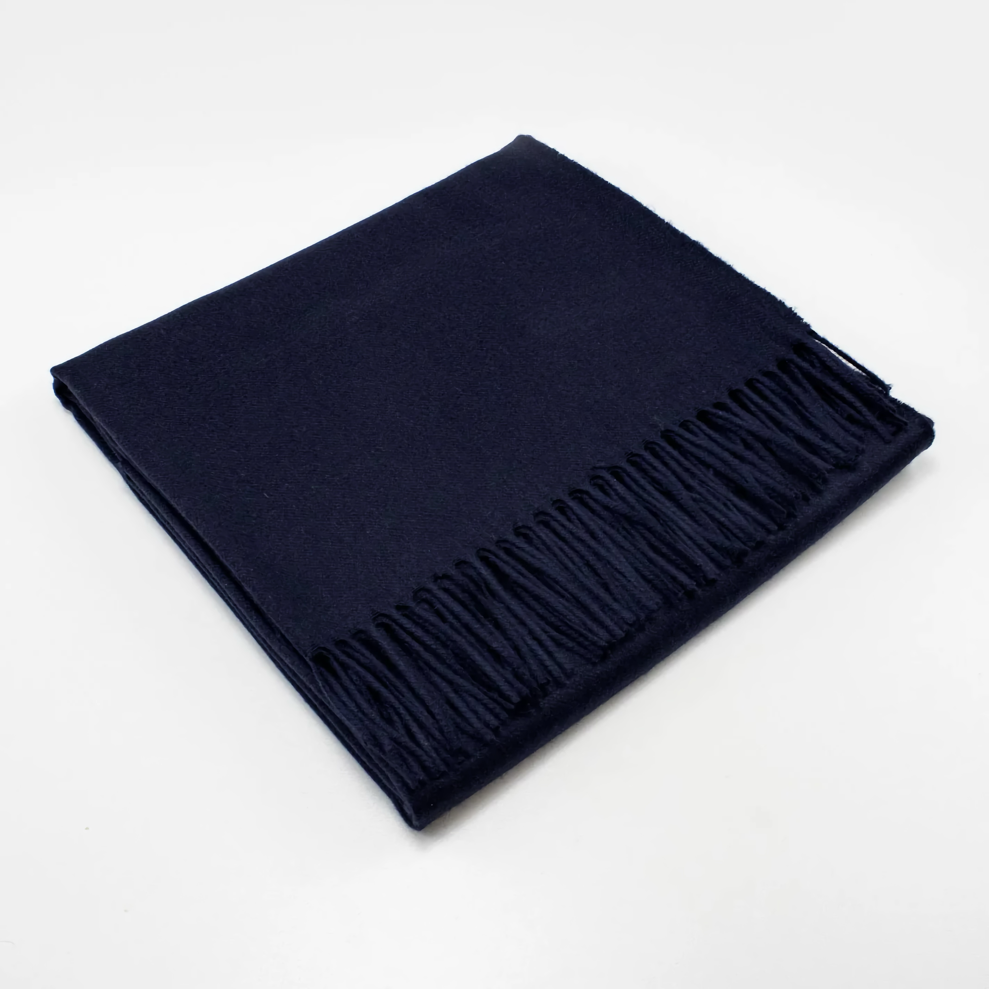 Scandia Home Fringe Throw in Navy Color