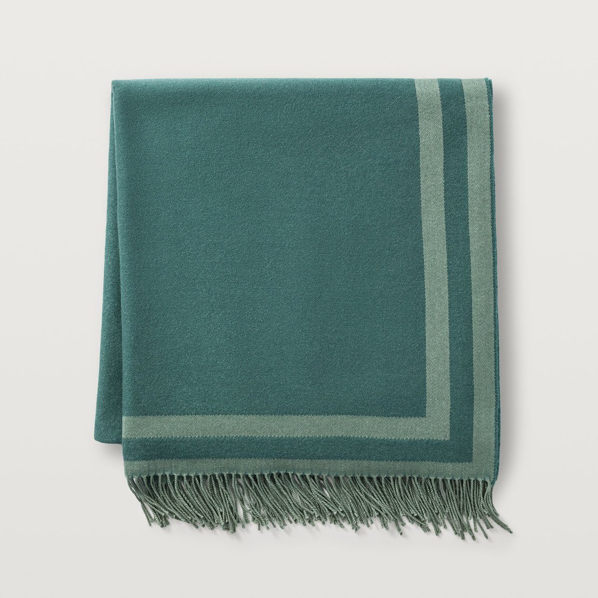 Scandia Home Carlyle Throw in Jade Color