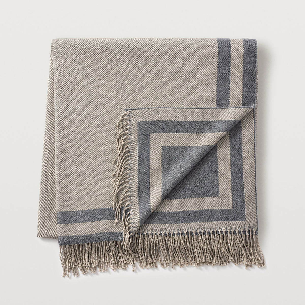 Scandia Home Carlyle Throw in Slate Color