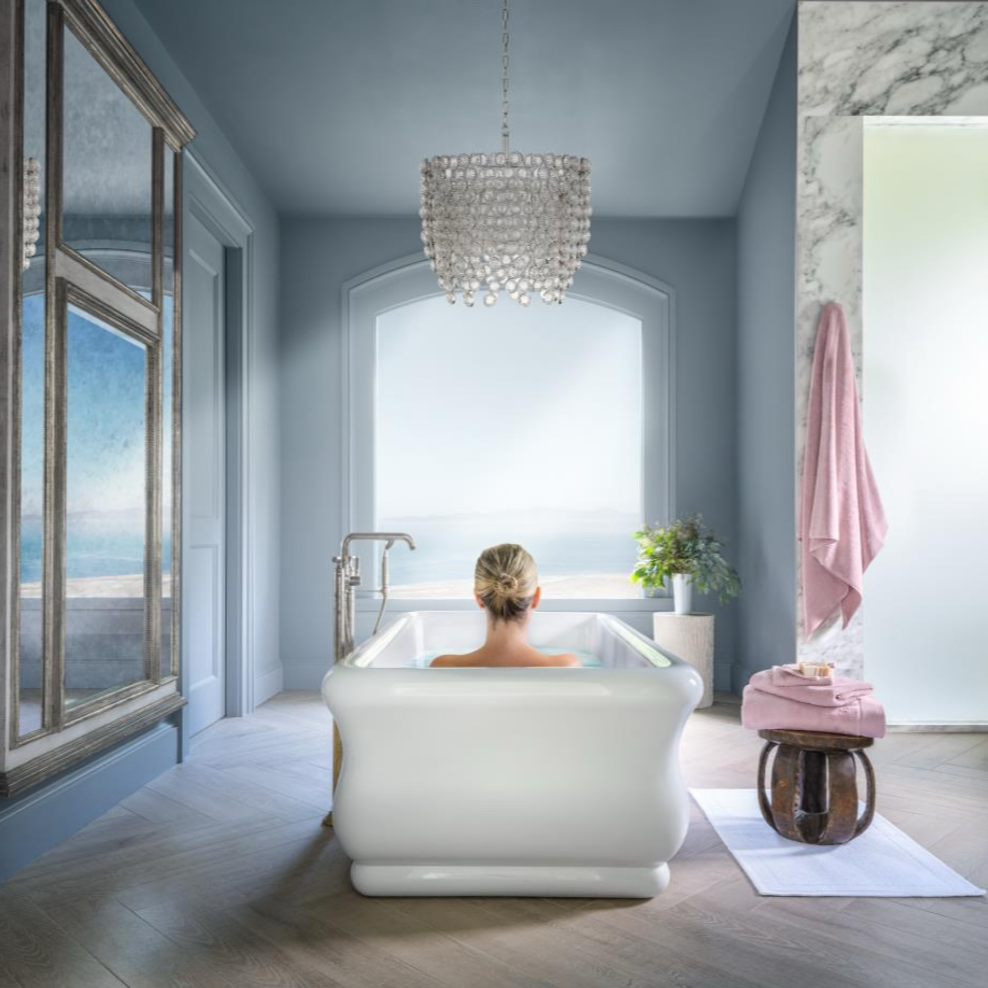 Scandia Home Cosima Bath Collection in a bathroom