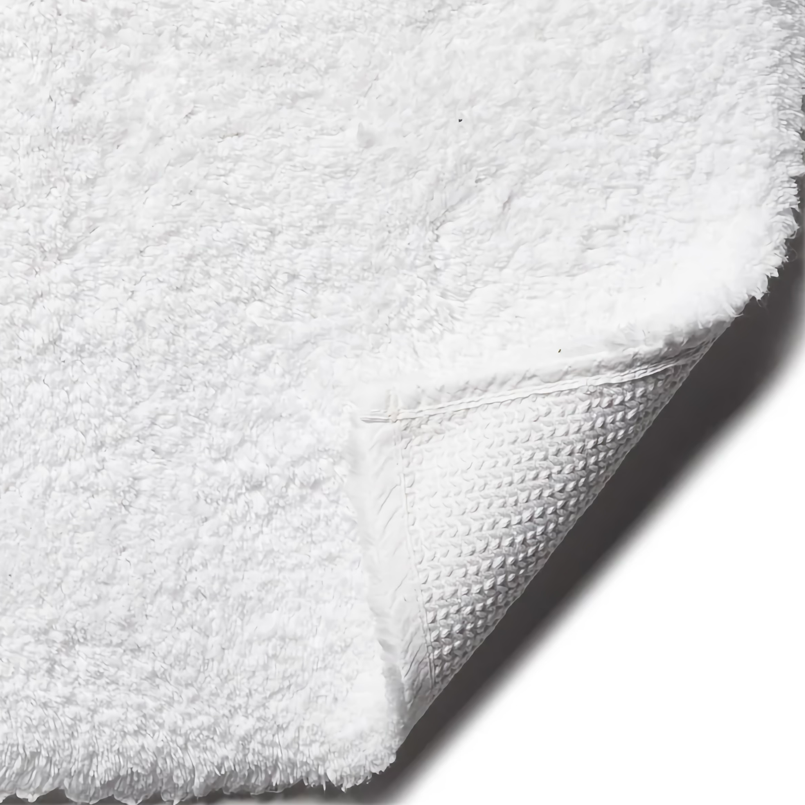 Scandia Home Indulgence Bath Rugs Hanging from Bath Tub