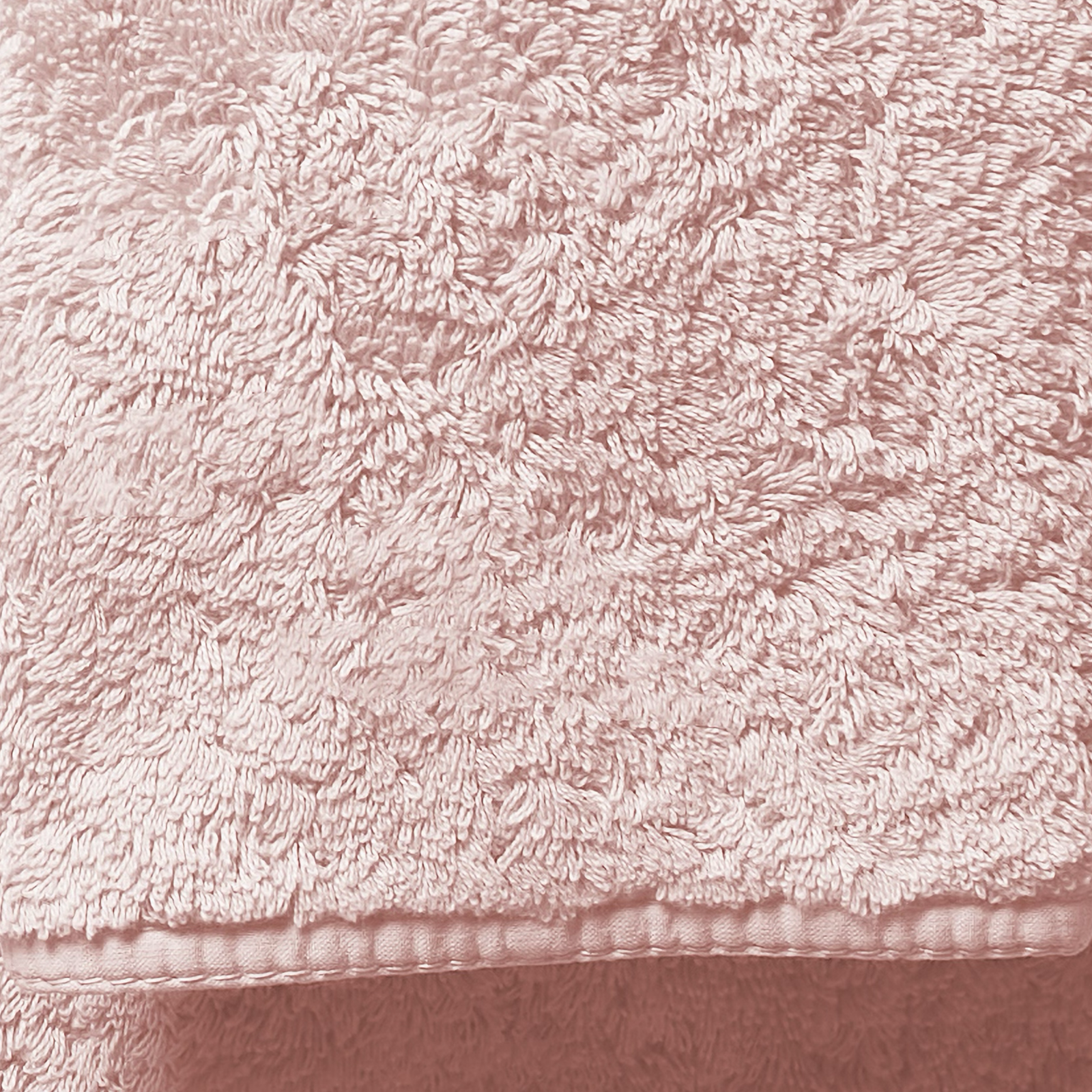 Set of Blossom colored Scandia Home Indulgence Towel on a white background