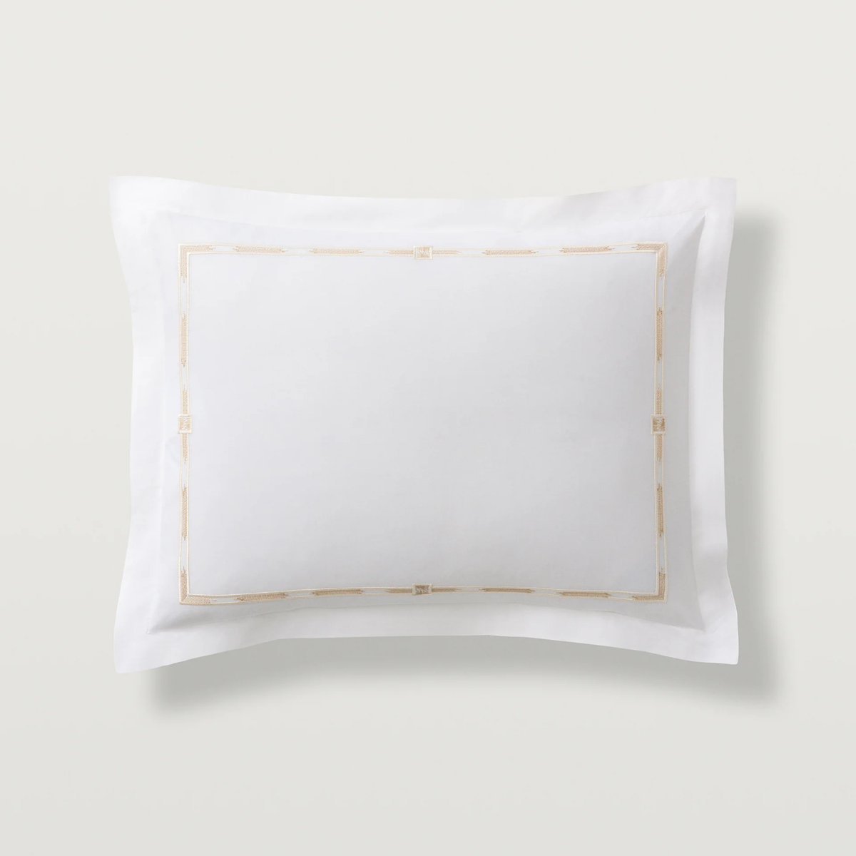 Sham of Scandia Home Lisetta Bedding in Champagne Color