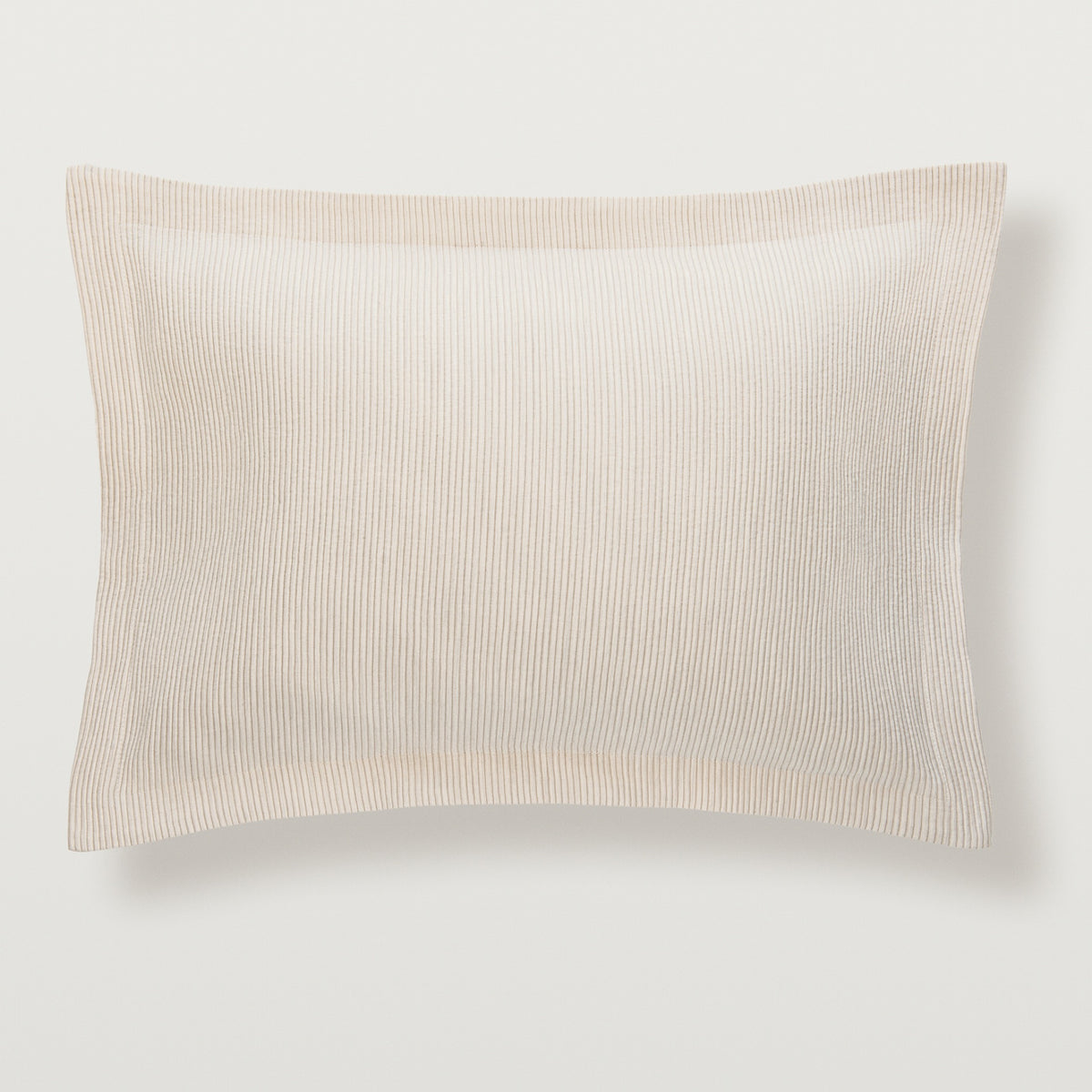 Silo of Scandia Home Lorenzo Pique Boudoir Sham in Linen color