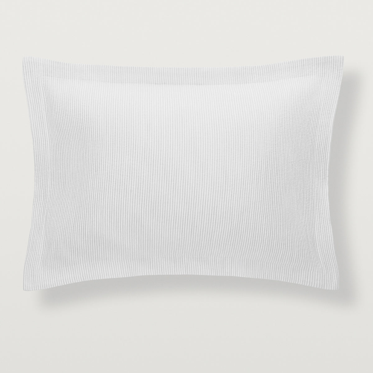 Silo of Scandia Home Lorenzo Pique Boudoir Sham in Pure White color