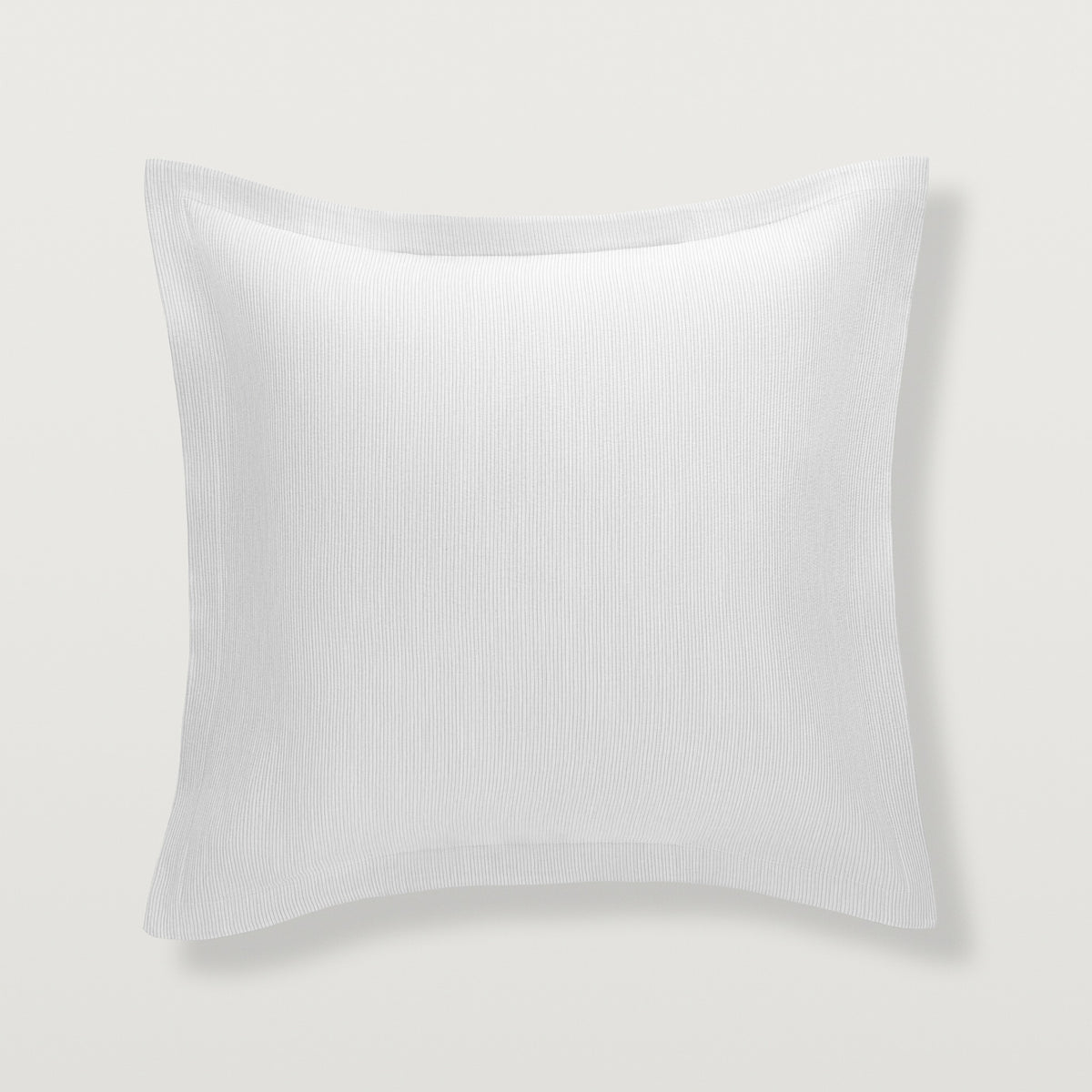 Silo of Scandia Home Lorenzo Pique Euro Sham in Pure White color