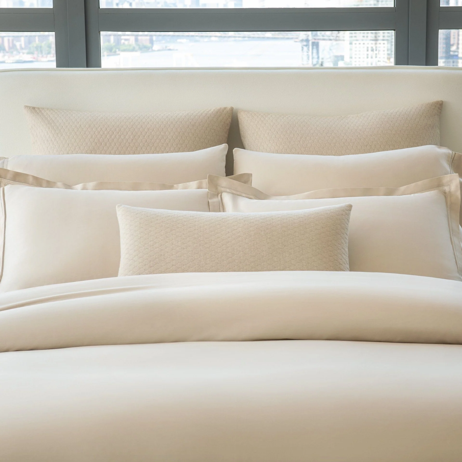 Scandia Home Ravello Coverlet Collection in Linen