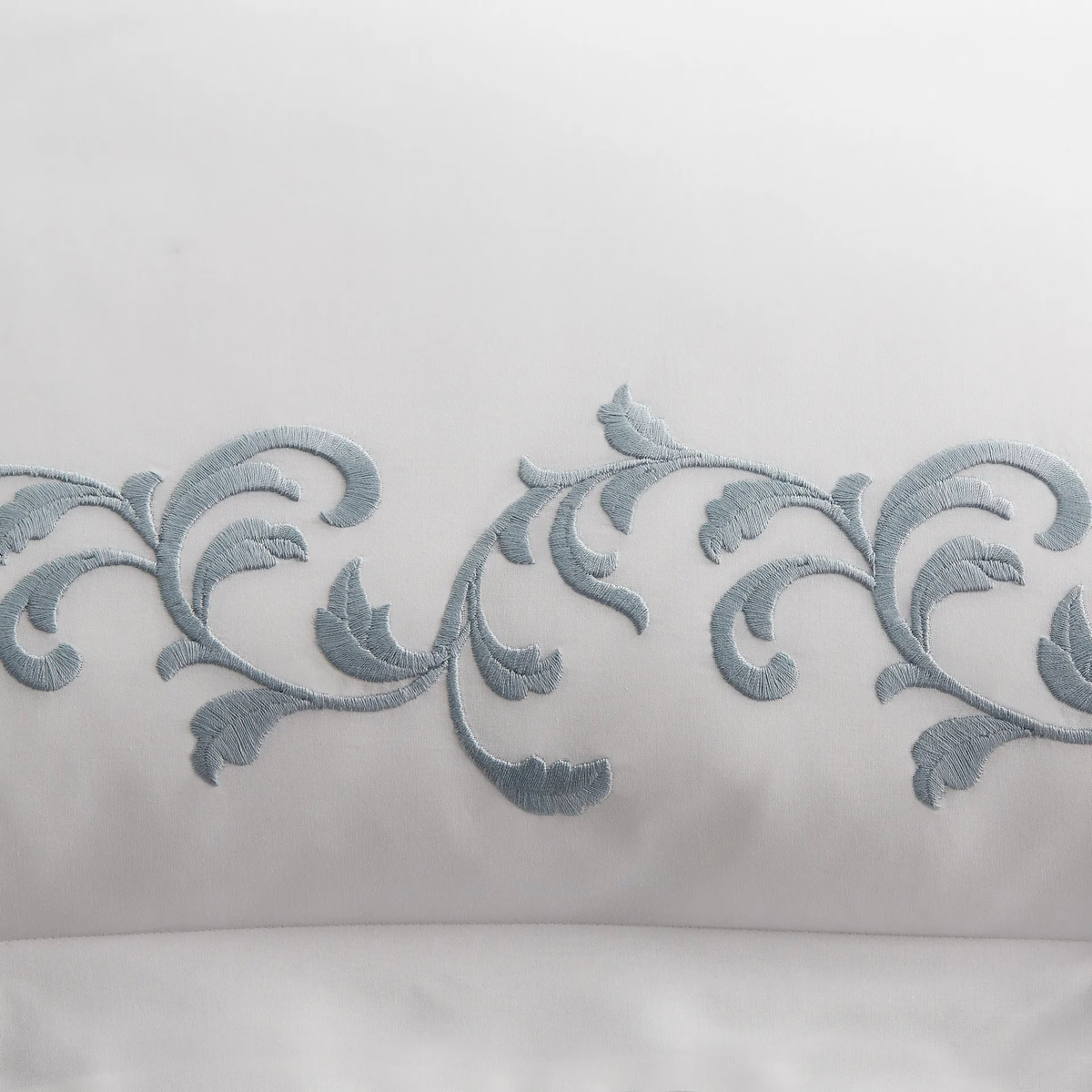 Embroidery of Cloud and White Scandia Home San Remo Bedding Collection