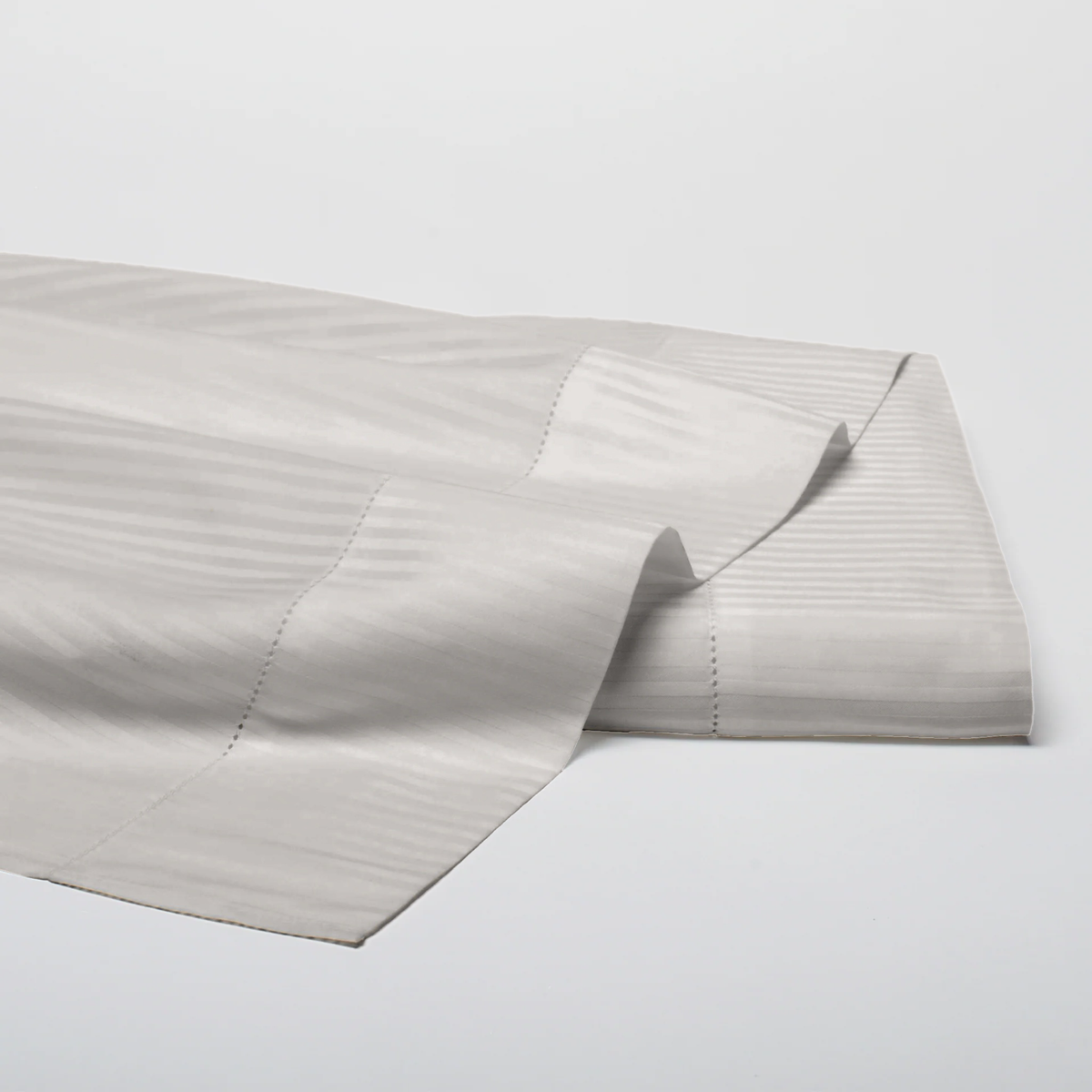 Folded Flat Sheet of Shadow Scandia Home Savoia Bedding Collection