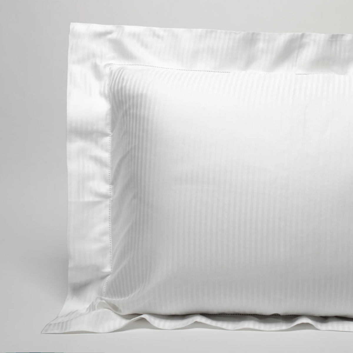 Sham of White Scandia Home Savoia Bedding Collection