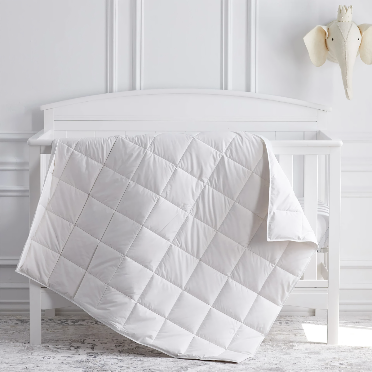 White Scandia Home Siesta Crib Comforter