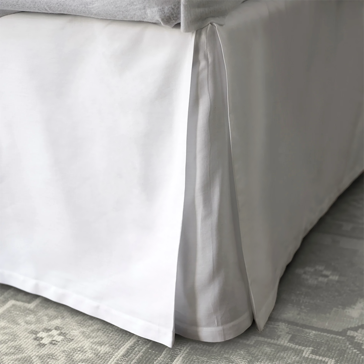 Corner of Scandia Home Stresa Bedding Bedskirt