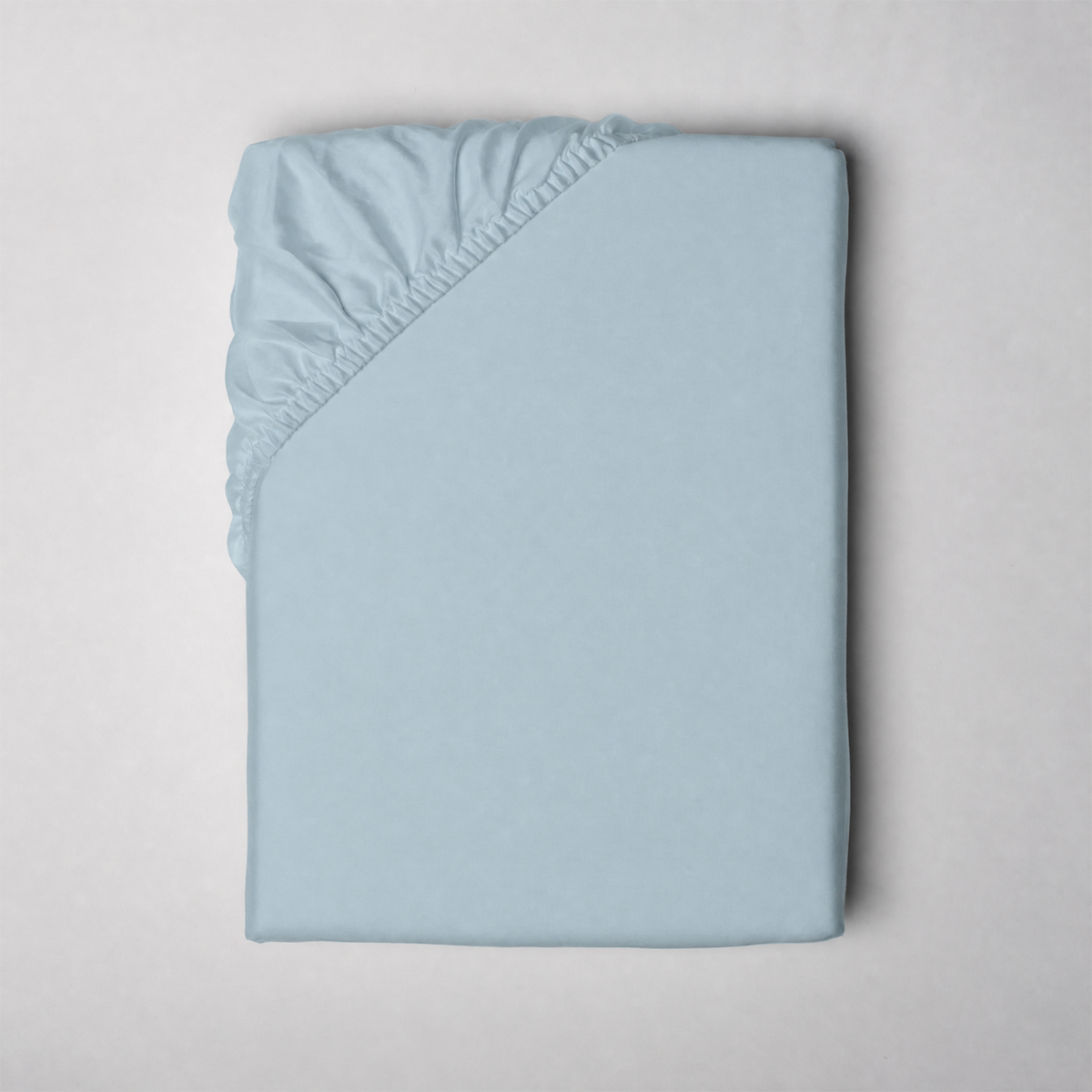 Fitted Sheet of Scandia Home Stresa Bedding in Rain color